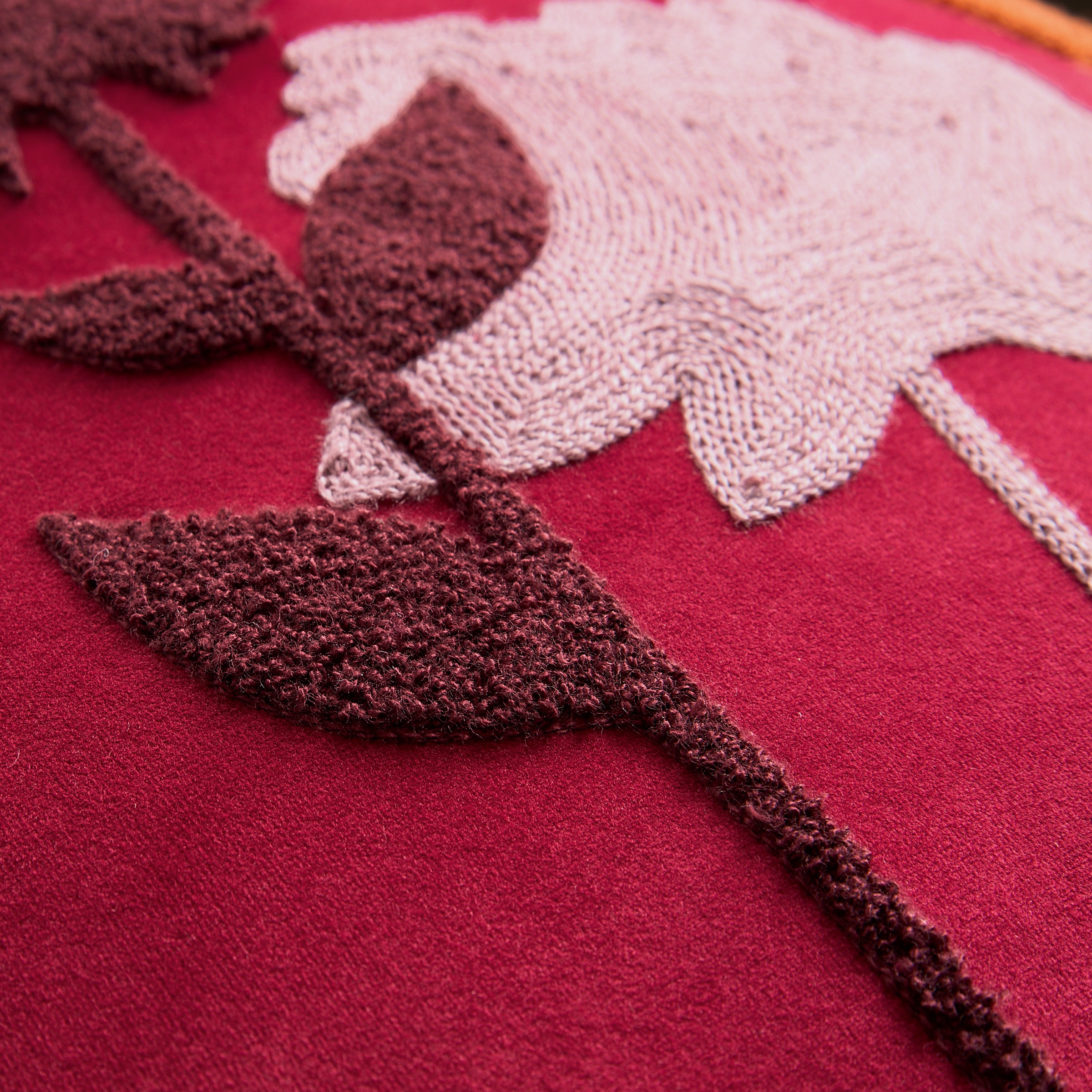 TOM TAILOR HOME Dekokissen »Flowers«, aus weichem Velvet