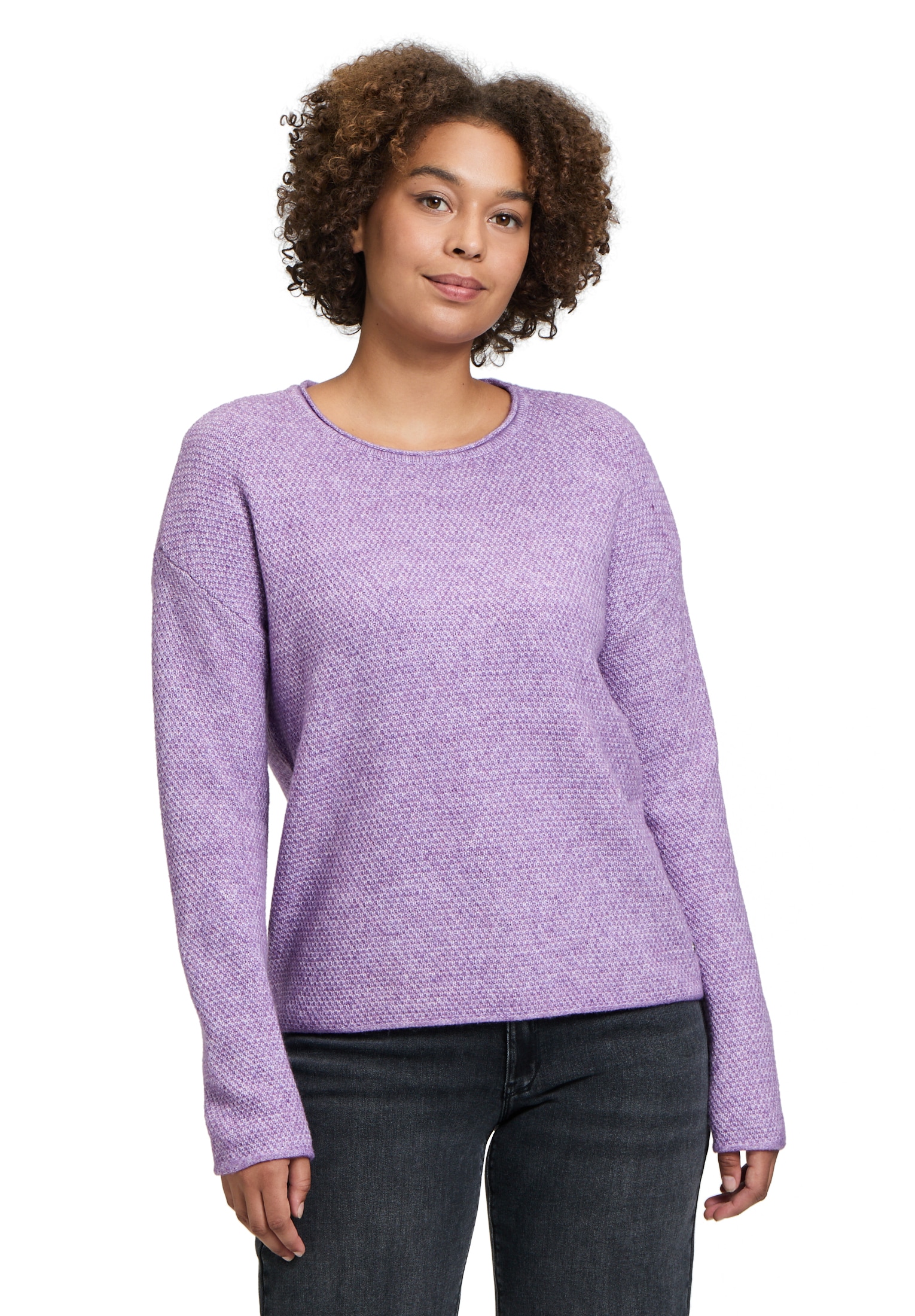 Betty&Co Strickpullover »Strickpullover mit Rundhalsausschnitt«