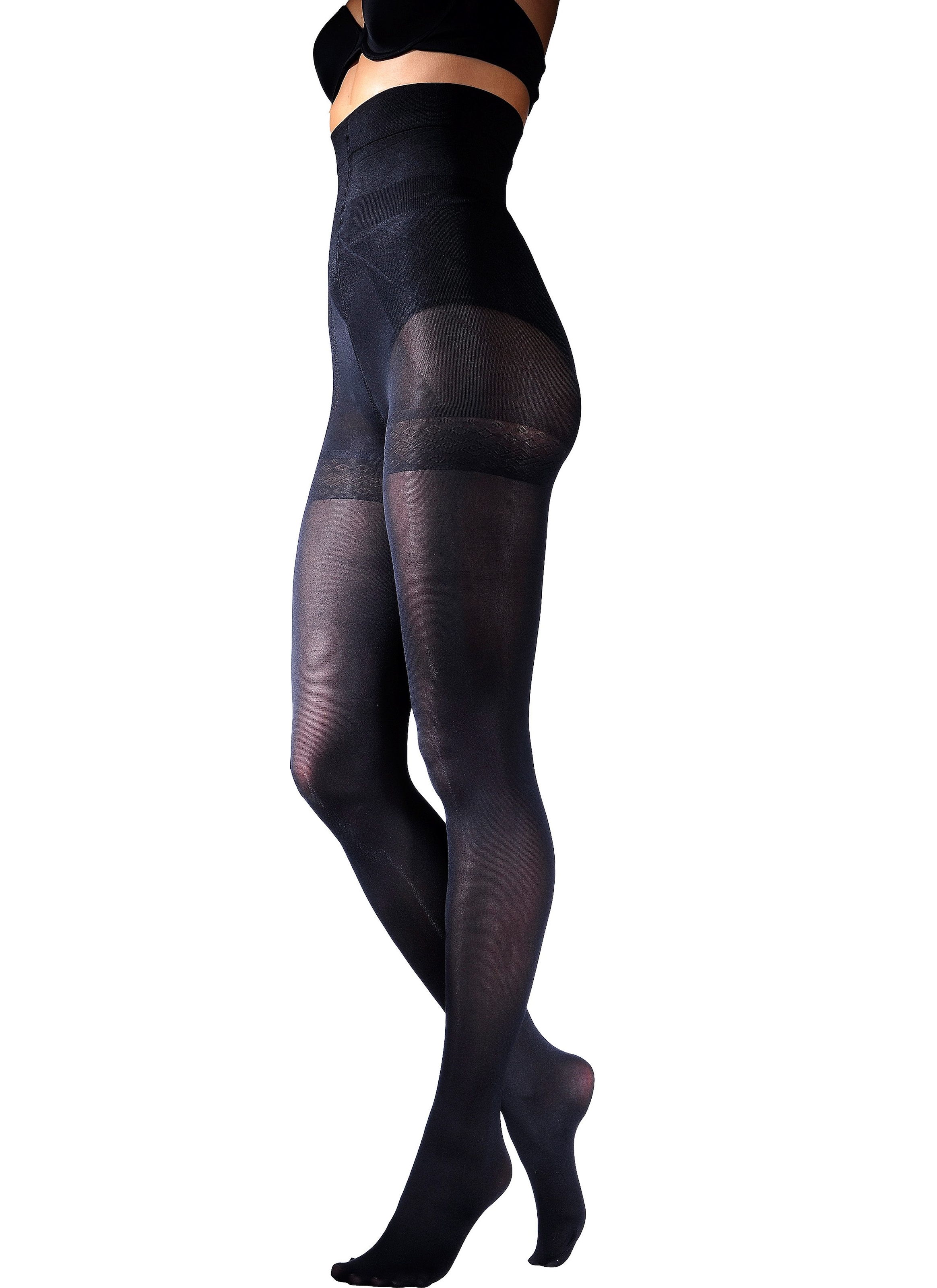 LASCANA Feinstrumpfhose, (2 St.), Bodyshaper mit extrahohem Bund