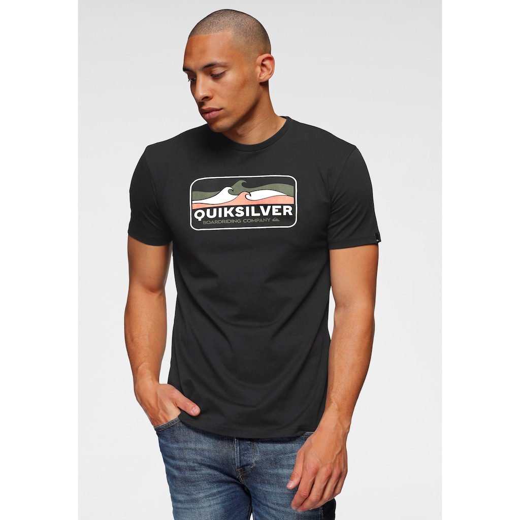 Quiksilver T-Shirt, (Packung, 2 tlg., 2er-Pack)