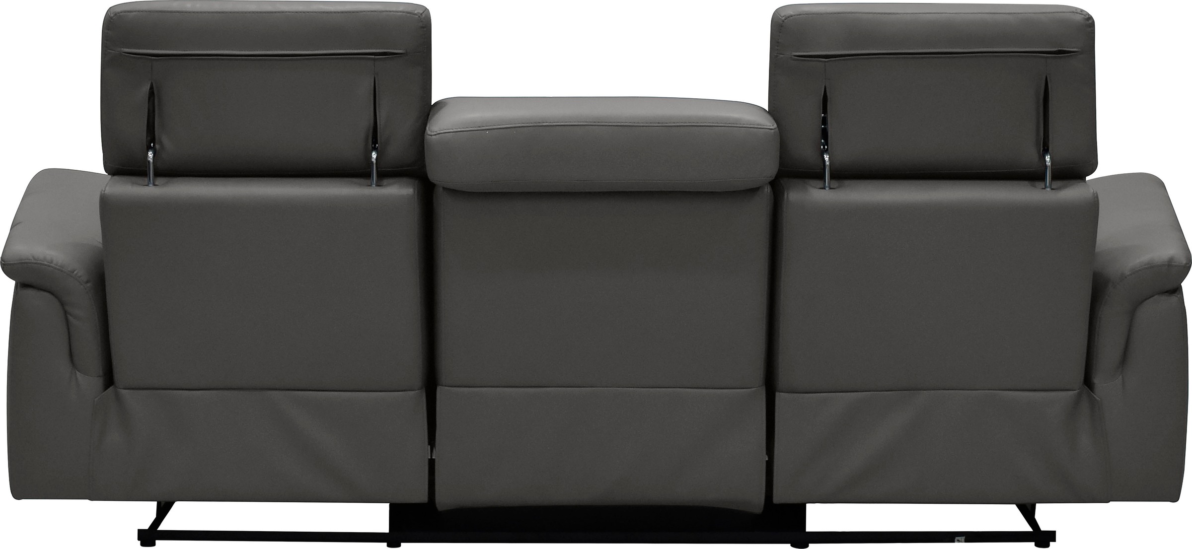 Places of Style 3-Sitzer »Pareli 229cm, manuelle u. elektr. Relaxfunktion in 2 Sitzen«, USB, KT-Verstellung, LED Beleuchtung, in Echtleder, Kunstleder, Web