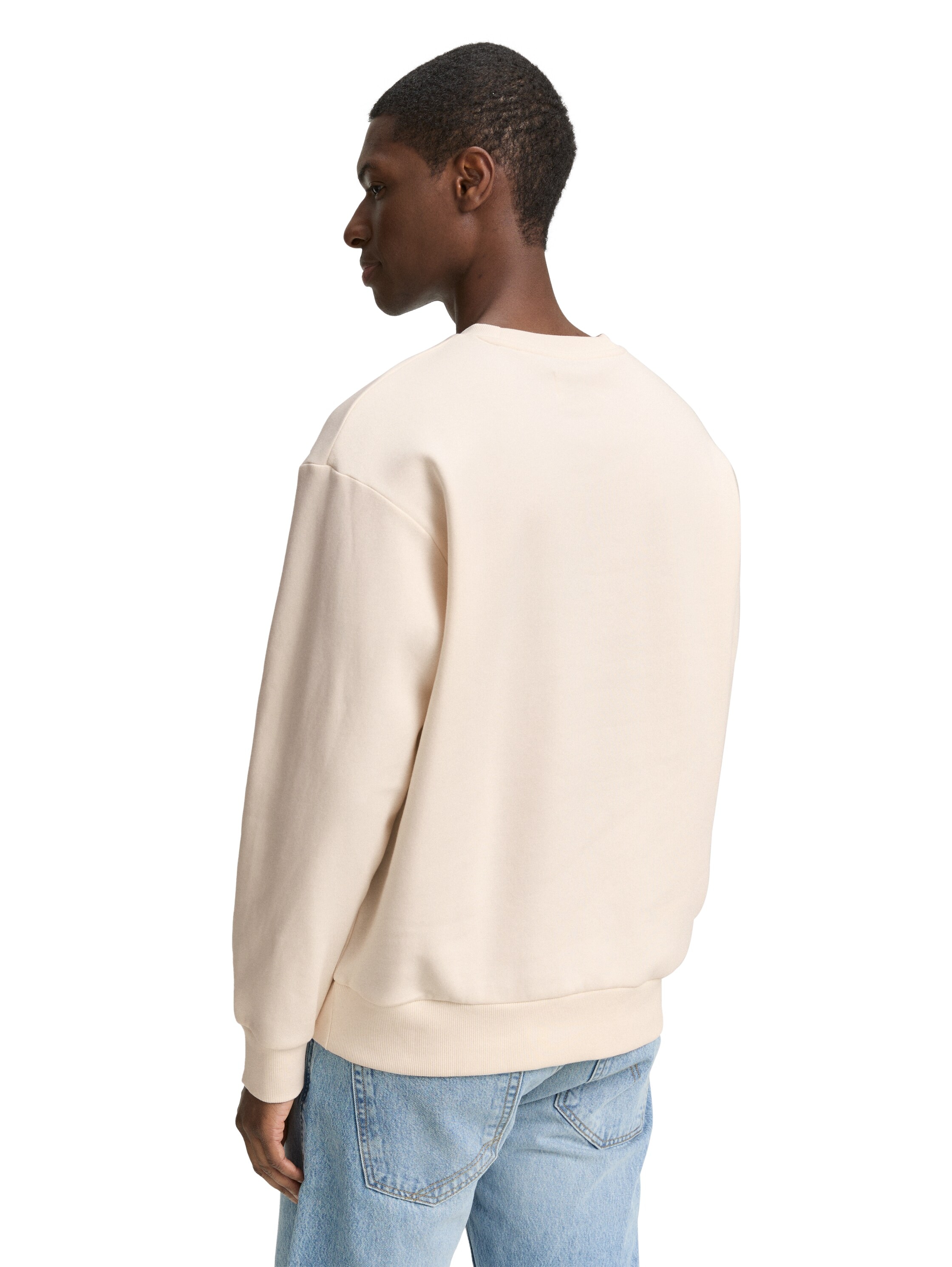 TOM TAILOR Denim Sweatshirt, mit Logo-Print