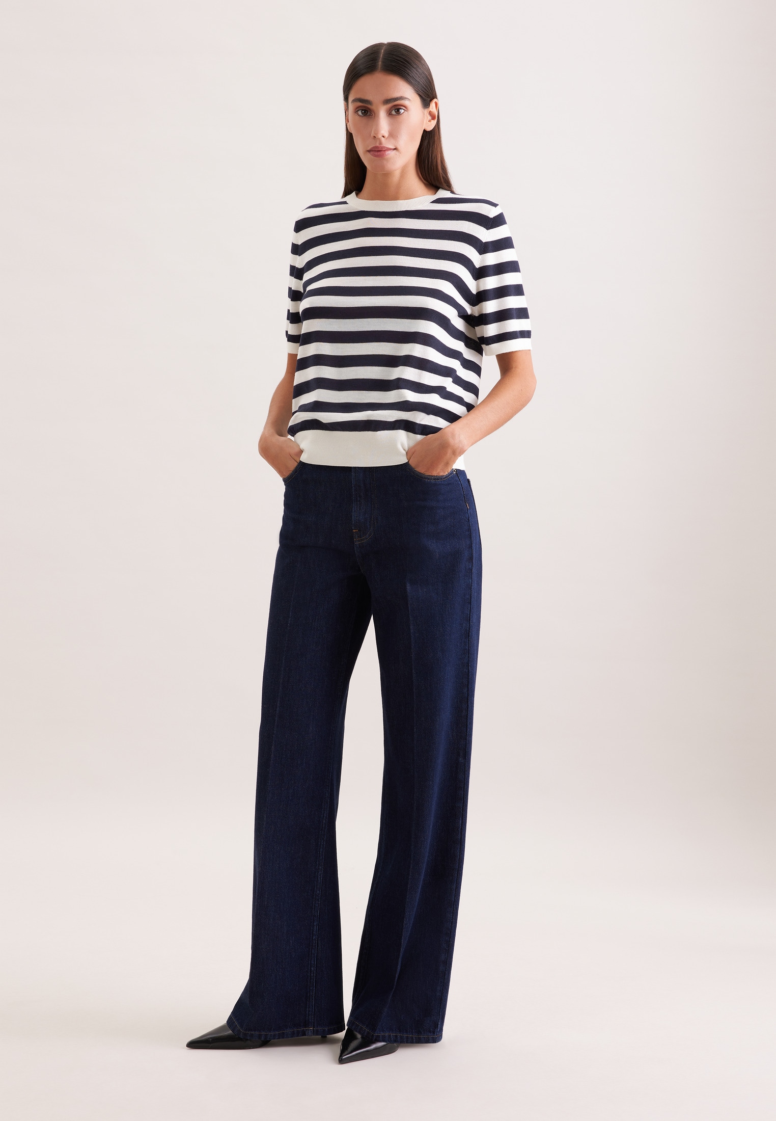 seidensticker Strickpullover Sweater Gestreift