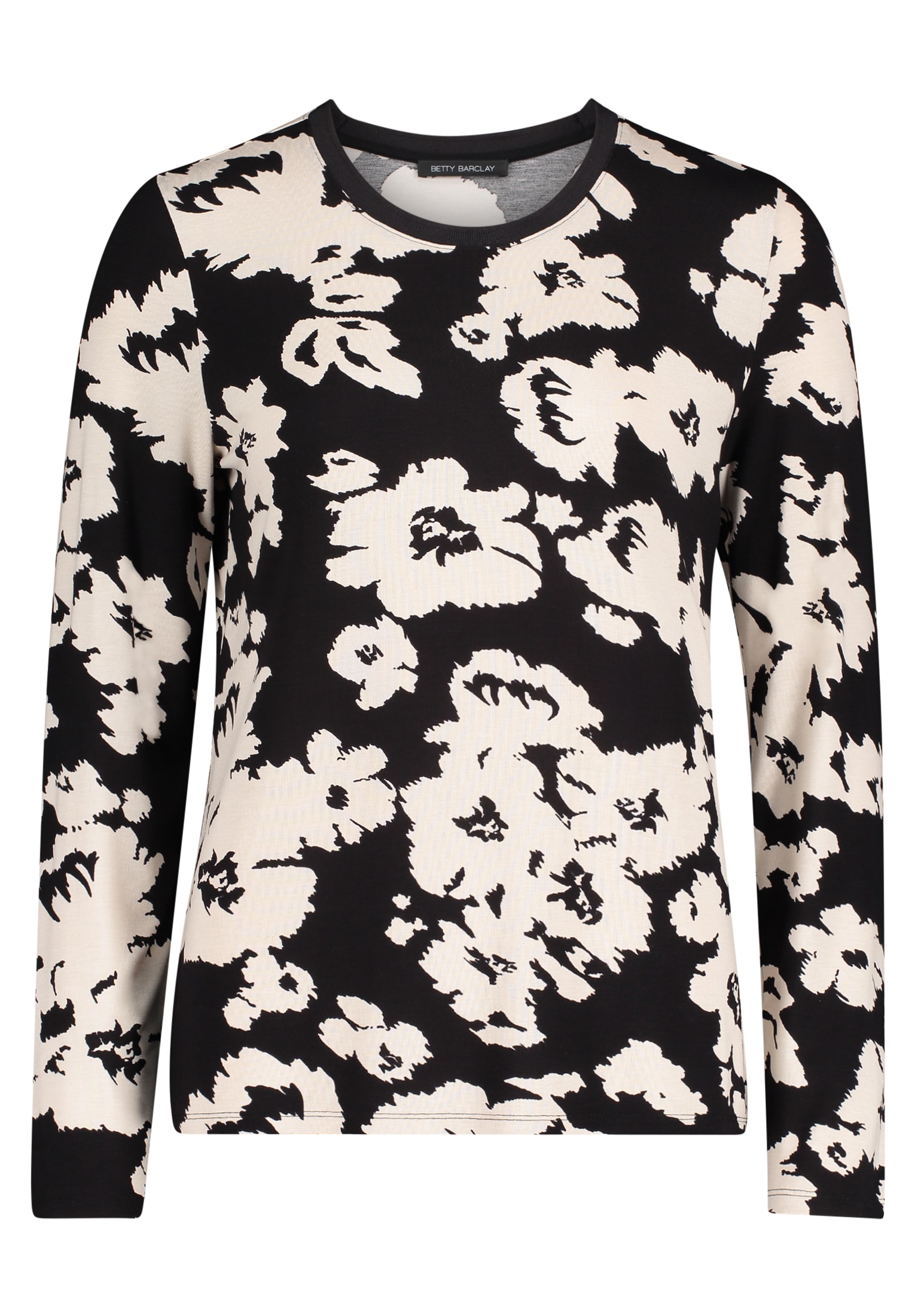 Betty Barclay Langarmshirt »Basic Shirt mit Rippbündchen«