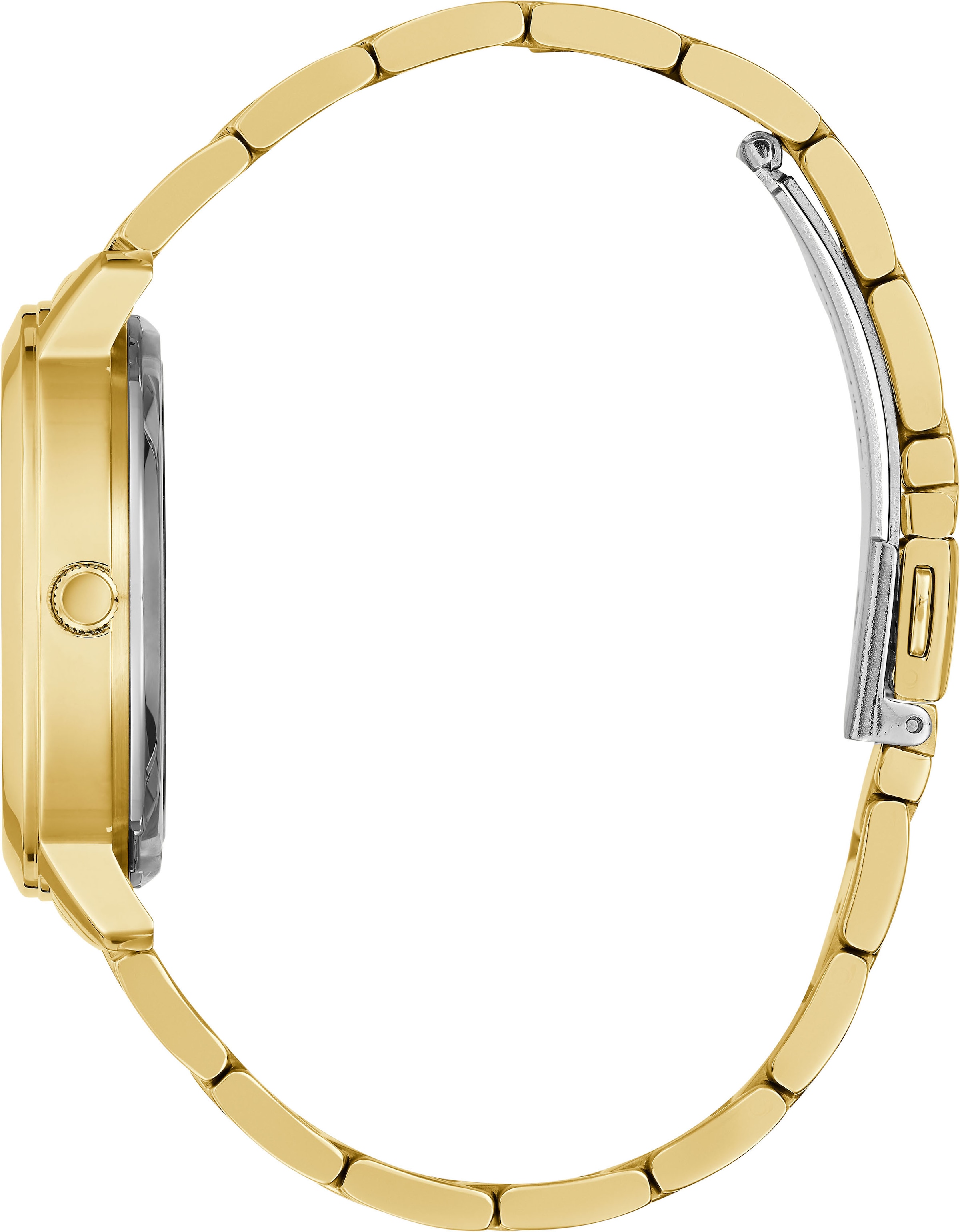 Guess Quarzuhr »QUATTRO CLEAR«, Armbanduhr, Damenuhr