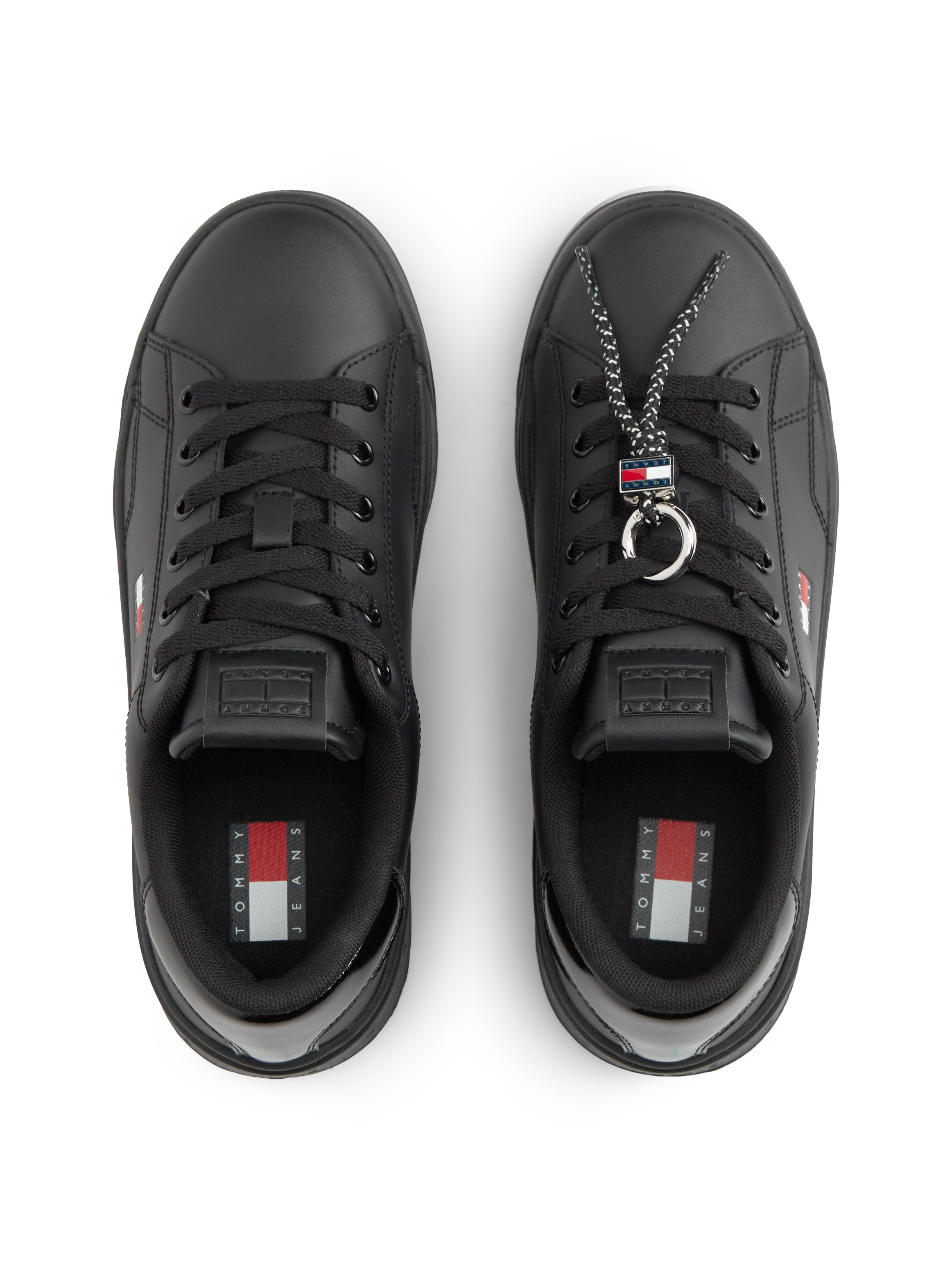 Tommy Jeans Plateausneaker »TJW LOGO SNEAKER«  Schnürer, Freizeitschuh, Halbschuh mit Label Flagge