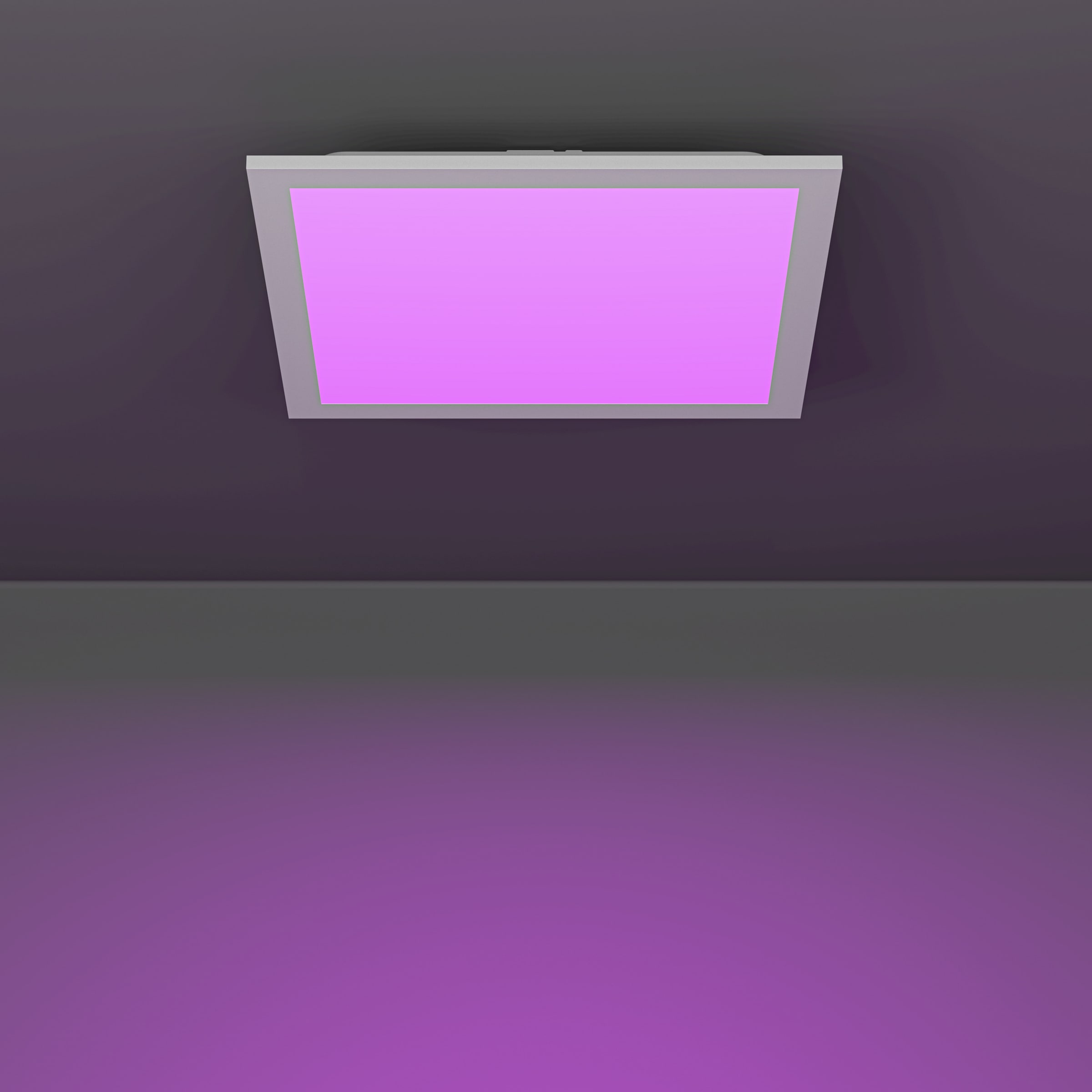 EGLO Deckenleuchte »MORADILLO-Z Deckenlampe - Stahl - LED - 14W - IP20« LED-Modul 1 Stk. Kaltweiß | Neutralweiß | RGB | Warmweiß Wohzimmerlampe, Esszimmerlampe, Schlafzimmer, L29,5 x B29,5 x H6,1 cm