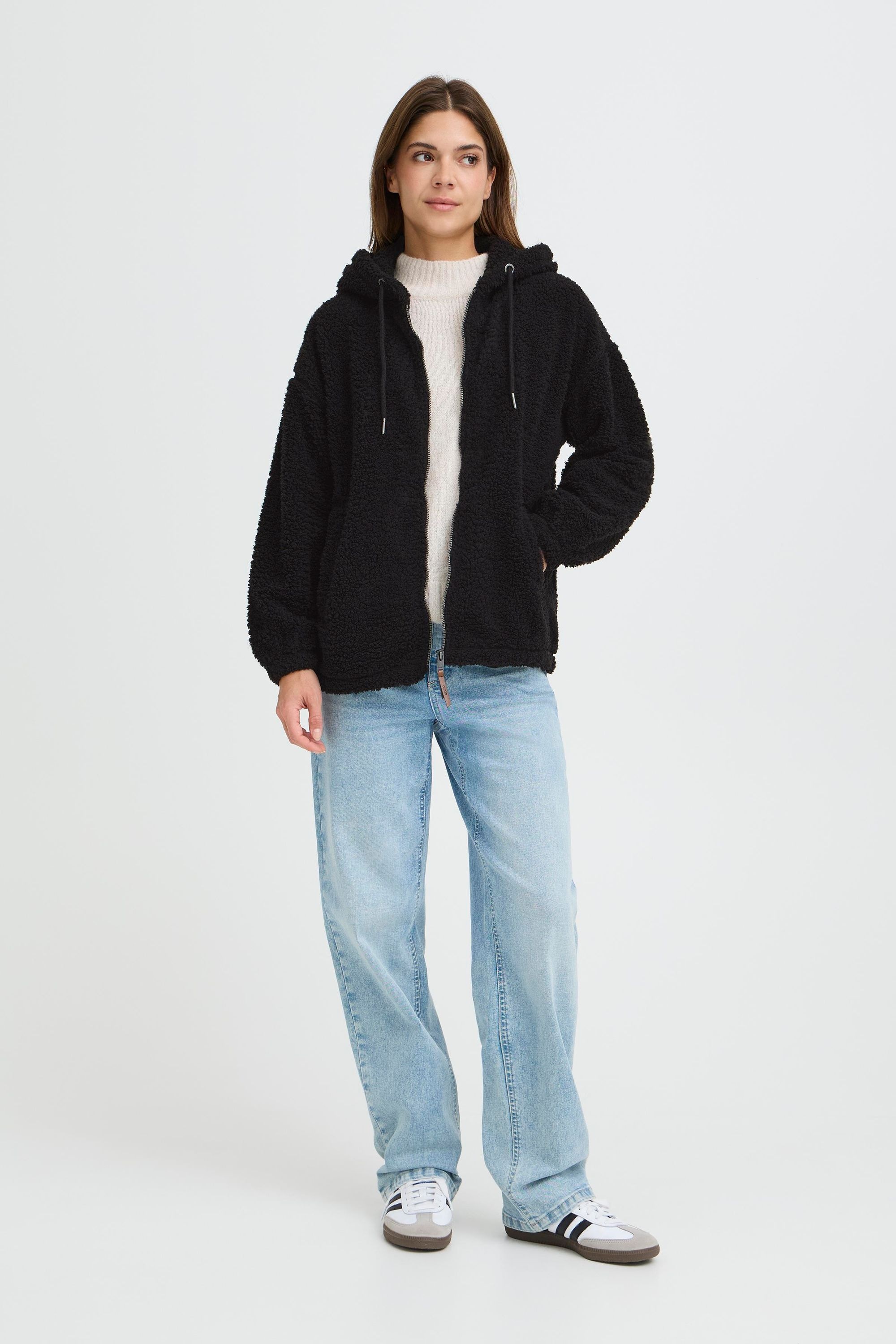 OXMO Kapuzensweatjacke »Kapuzenfleecejacke OXBERINA«