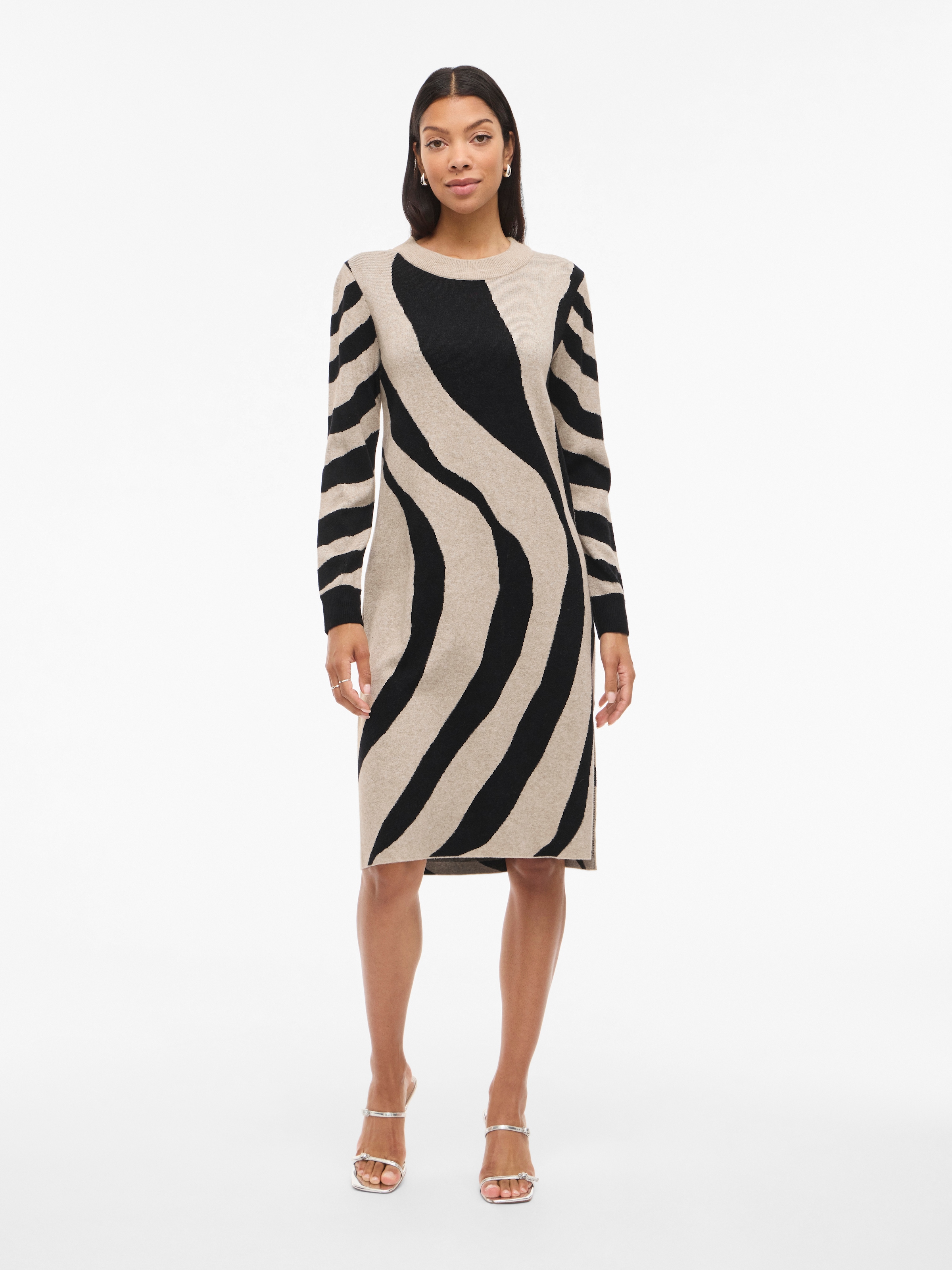 Vila Midikleid »VITIF CREWNECK KNIT MIDI DRESS- NOOS«, Sommerkleid