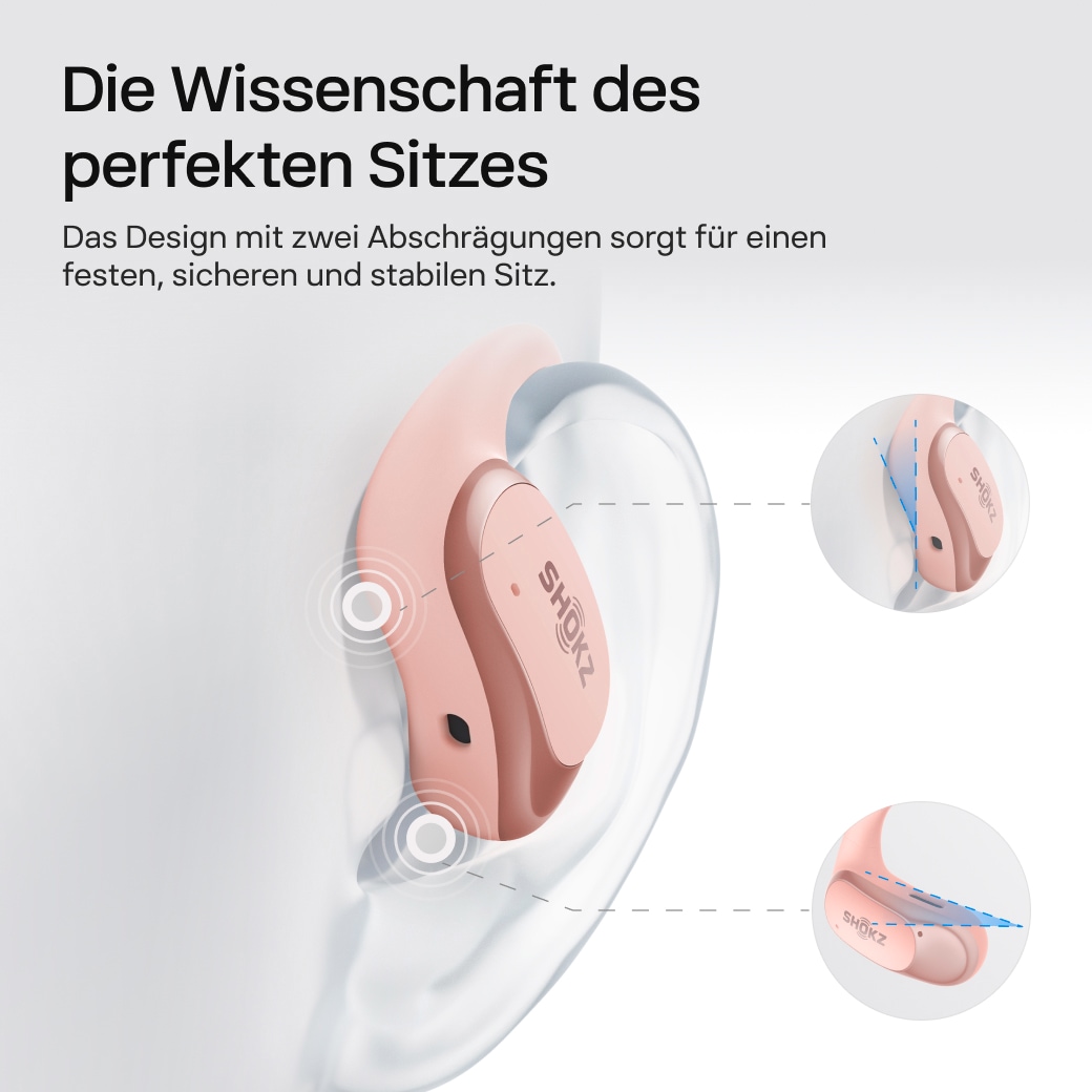 Shokz Open-Ear-Kopfhörer »OpenFit Air + Case«