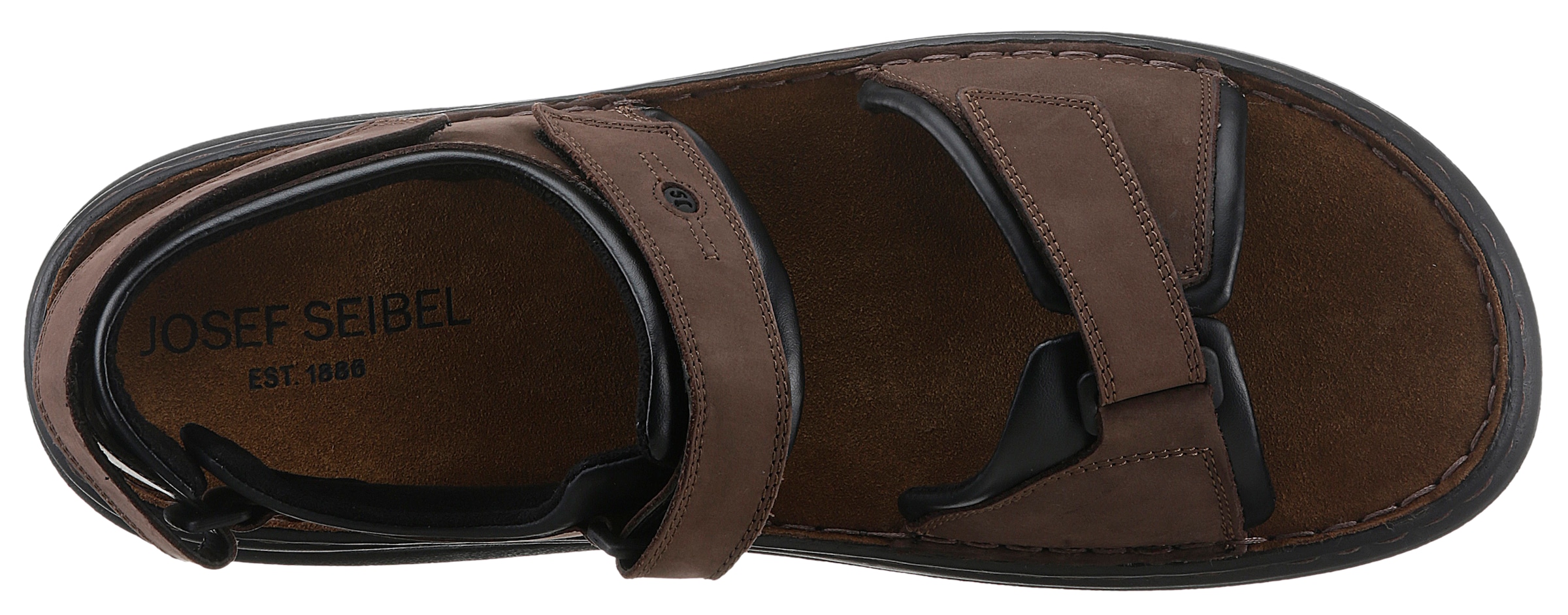 Josef Seibel Sandale »Rafe«, Sommerschuh, Klettschuh, Freizeitsandale, mit Lederdecksohle