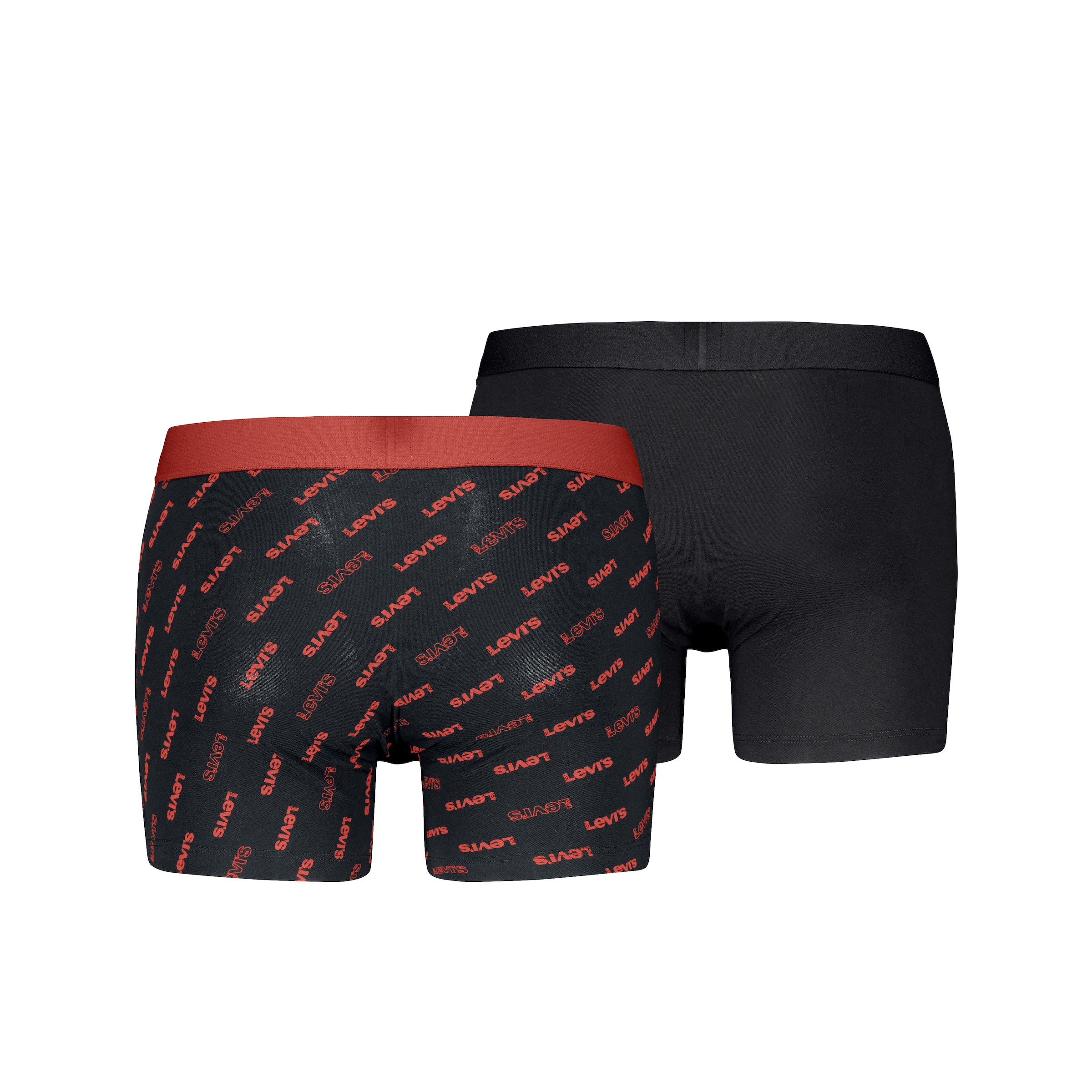 Levi's® Boxershorts »LEVIS MEN VNTG HTR BOXER BRIEF ORG CO 2P«, (2er Pack), mit breitem Logobund