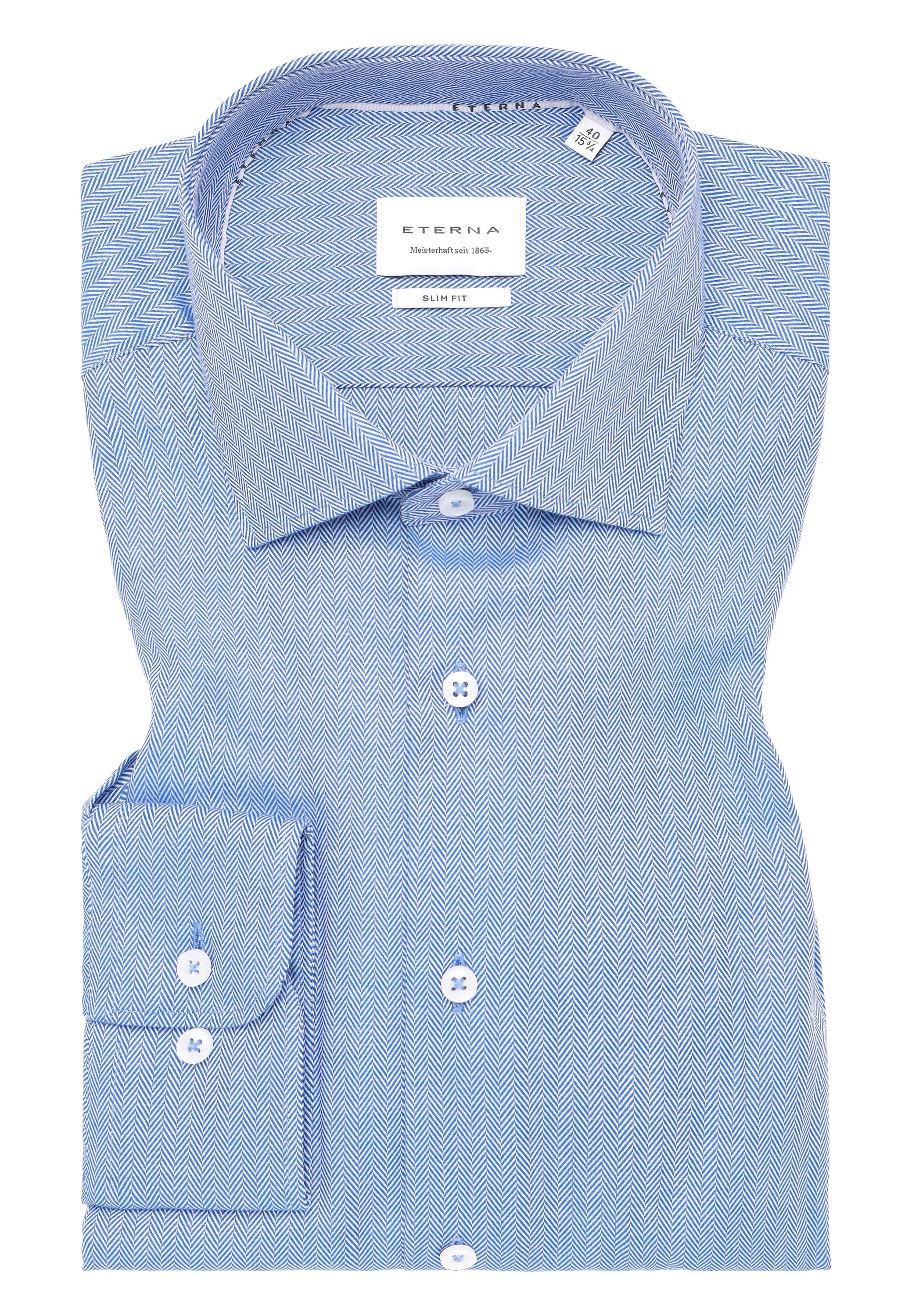 Eterna Langarmhemd »SLIM FIT«, NON IRON (bügelfrei)