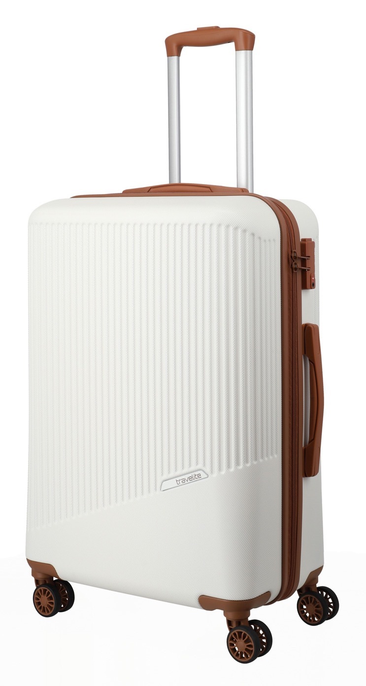 travelite Hartschalen-Trolley »BALI Reisekoffer Hartschale« 65 l 4 Rollen TSA-Schloss – robustes Reisegepäck