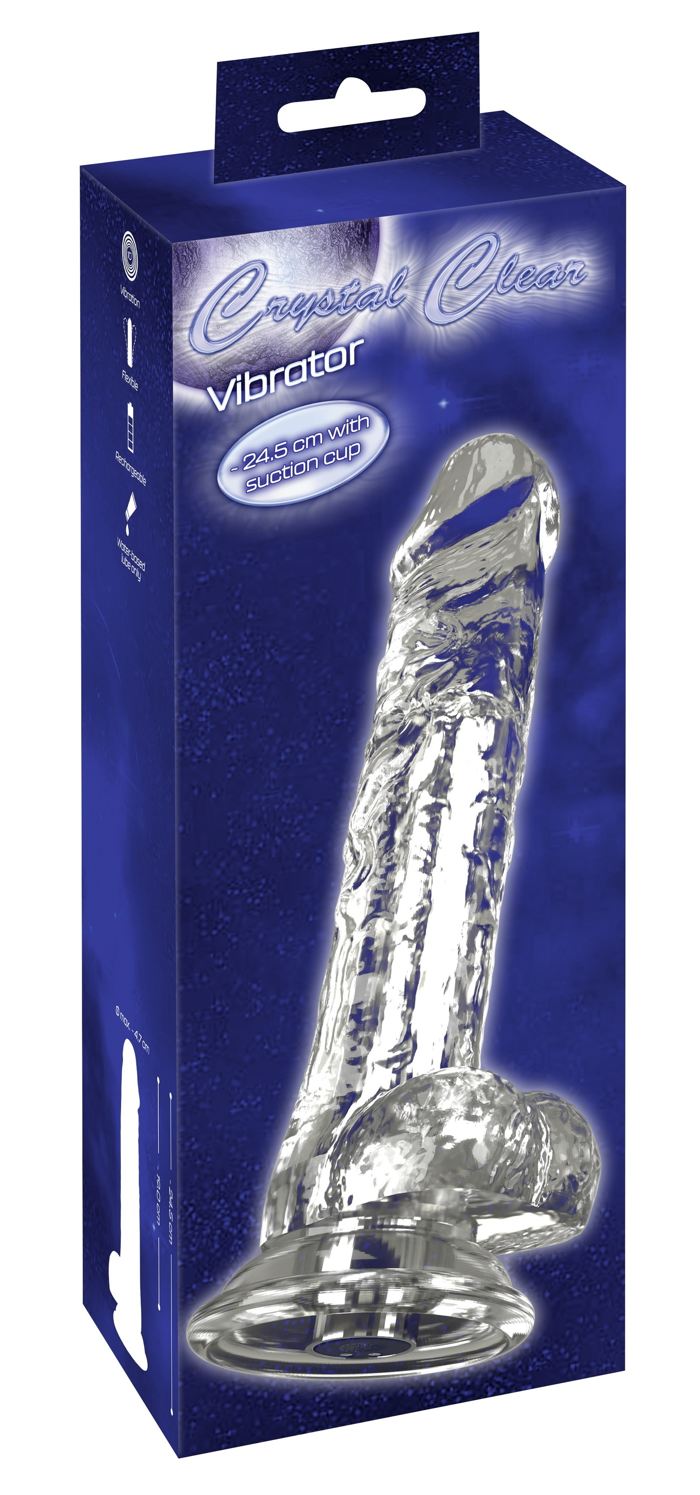 Crystal Clear Vibrator »Naturvibrator Vibrator mit Saugfuß«