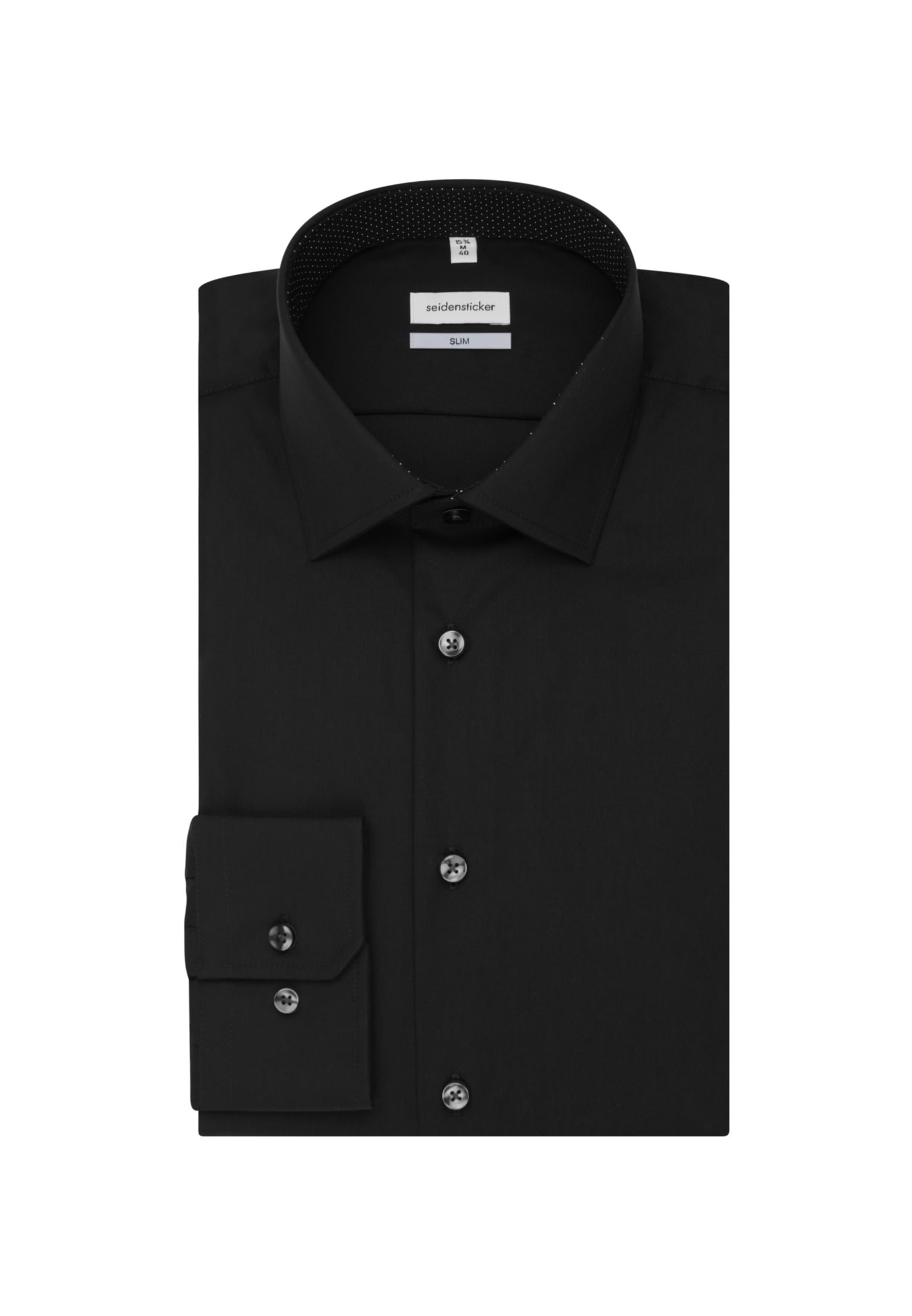 seidensticker Businesshemd »Schwarze Rose«, Slim Kentkragen Uni