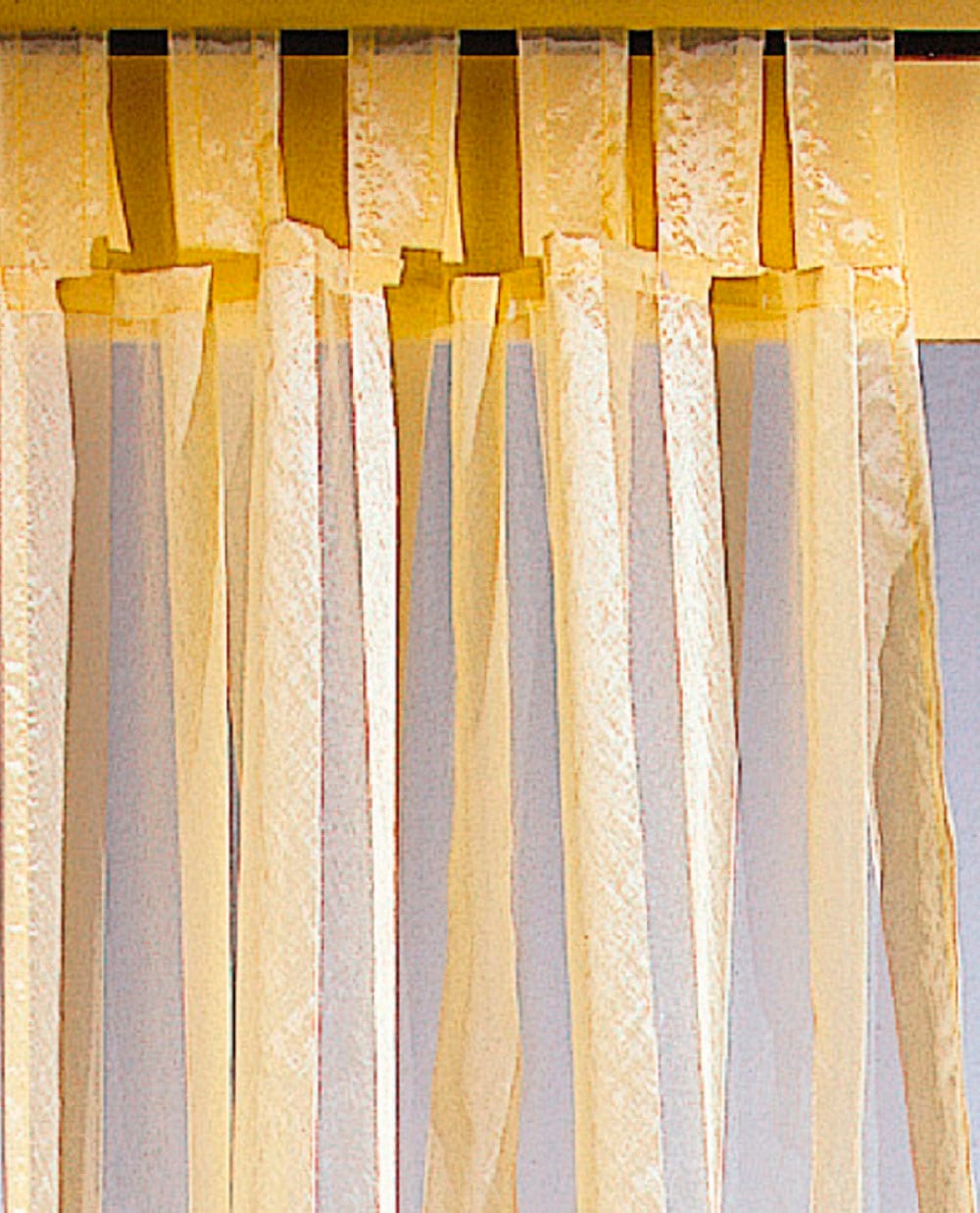Weckbrodt Vorhang »Lara«, (1 St.), transparent, zu | Top-Preisen halbtransparent, Organza Schlaufenschal, OTTO Gardine