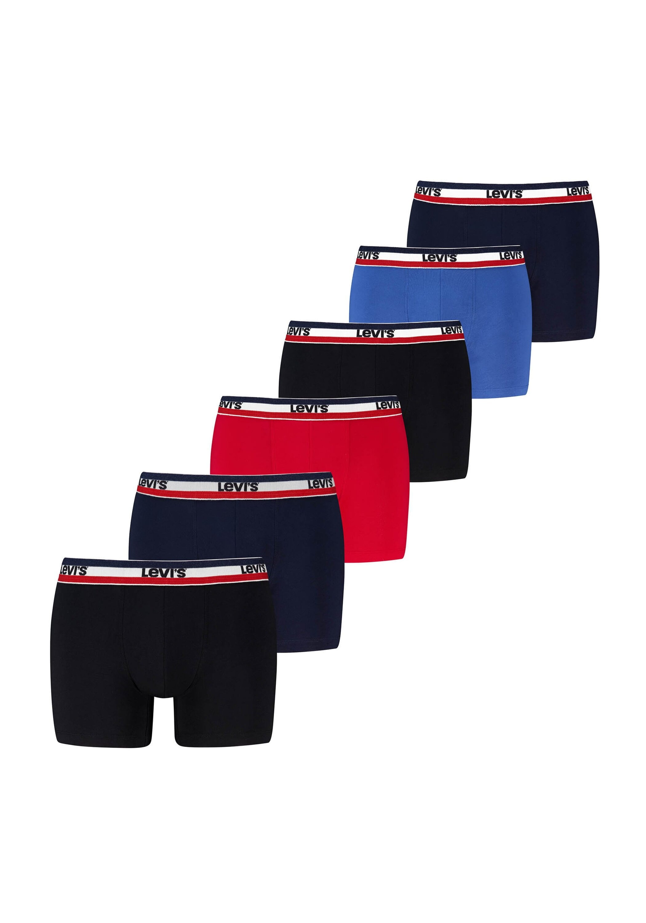 Levi's® Boxershorts »Boxershort Repeat SPW Logo Boxer Brief 6P ECOM 6er Pack«
