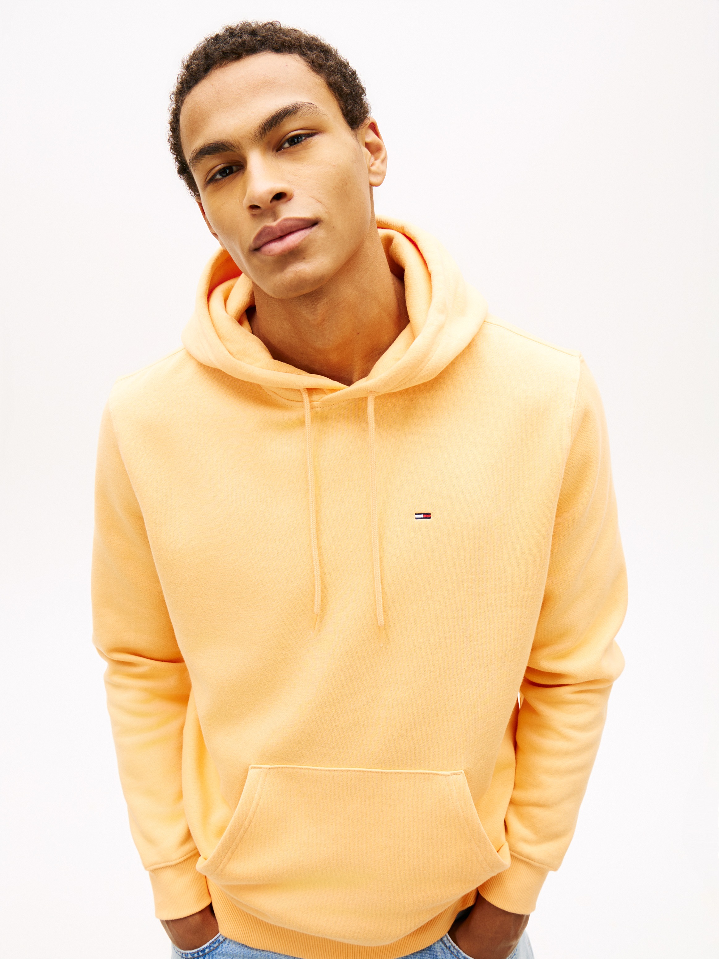 Tommy Jeans Hoodie »TJM REGULAR FLAG«, mit bestickten Markenlogo auf Brusthöhe
