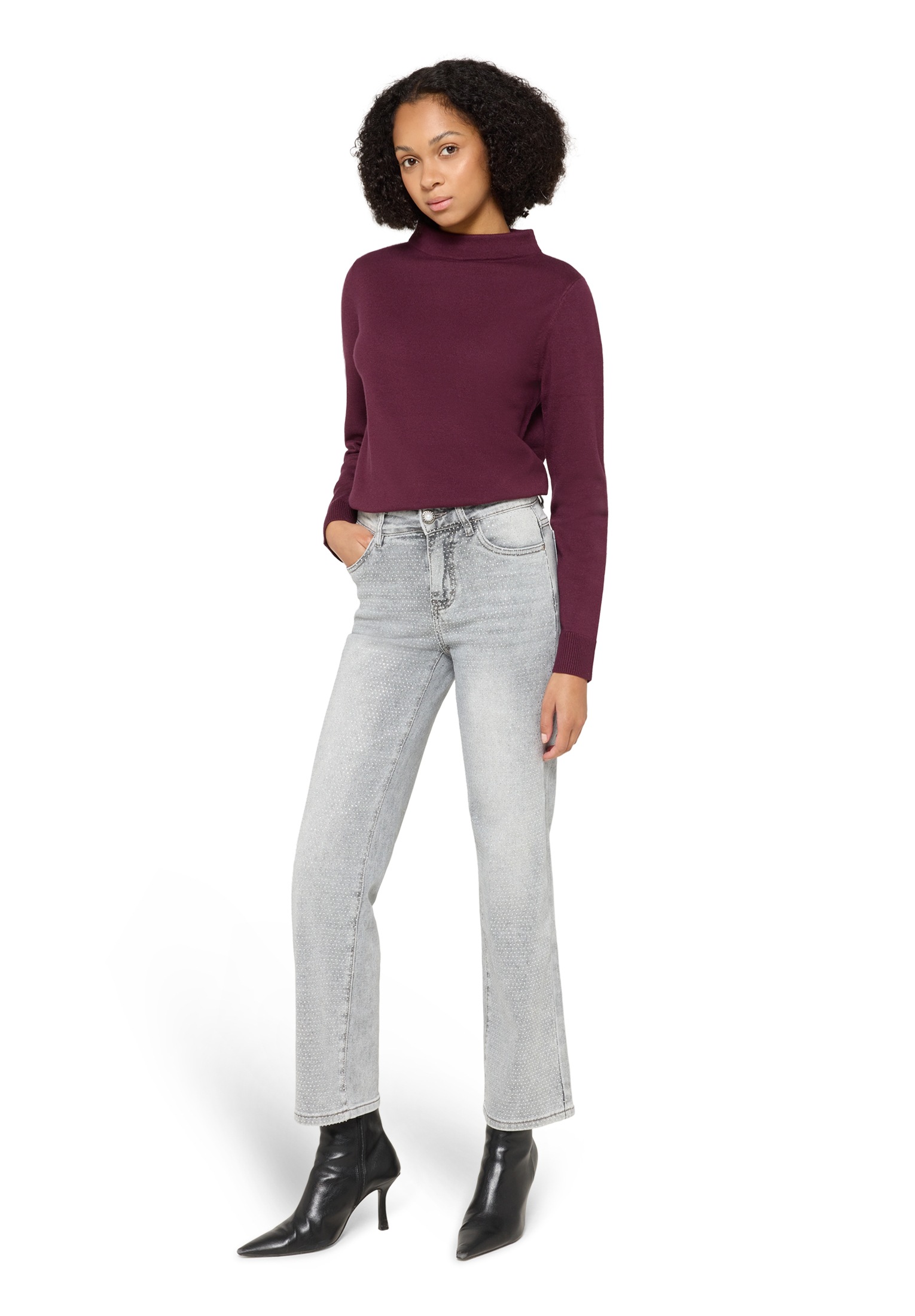 Betty Barclay Strickpullover »Strickpullover mit Stehkragen«