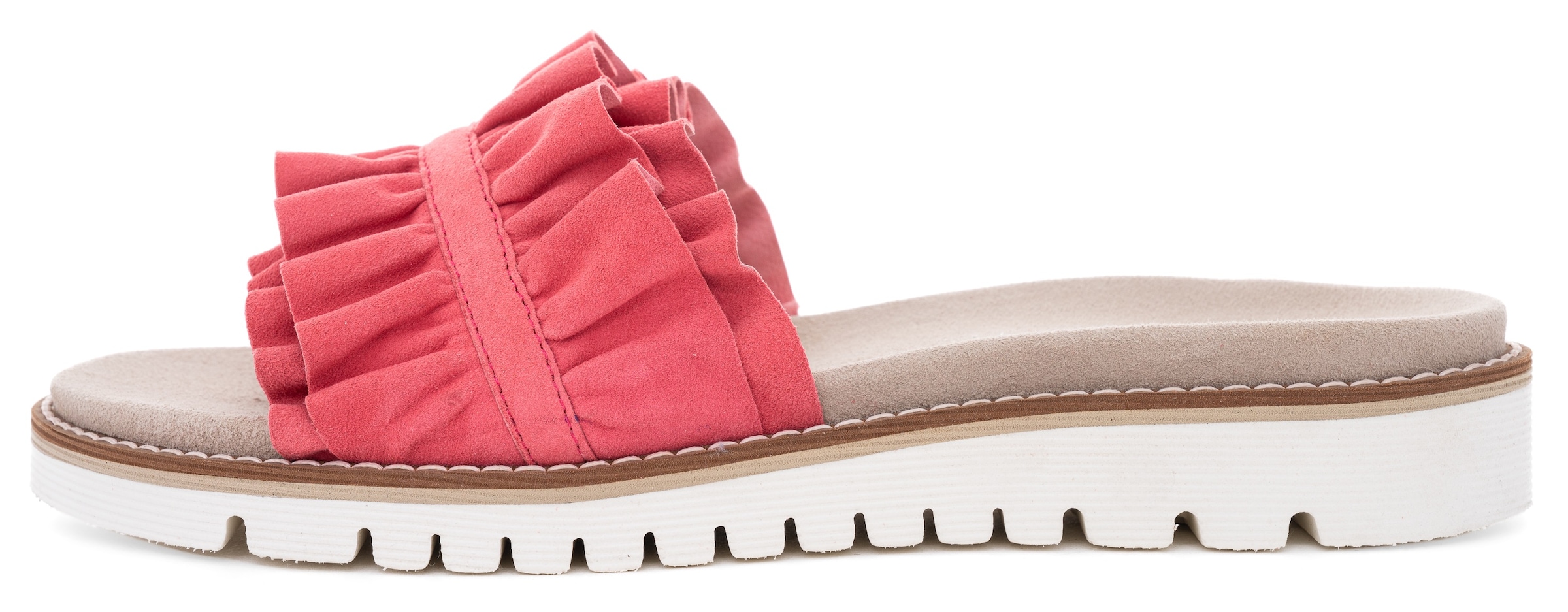 Ara Pantolette »KENT«, Slides, Flats, Sandale mit geraffter Bandage