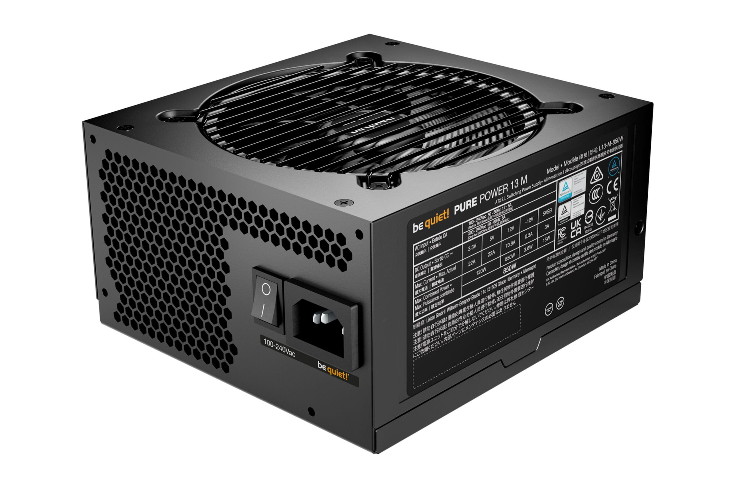 be quiet! Netzteil »Pure Power 13 M  850W«