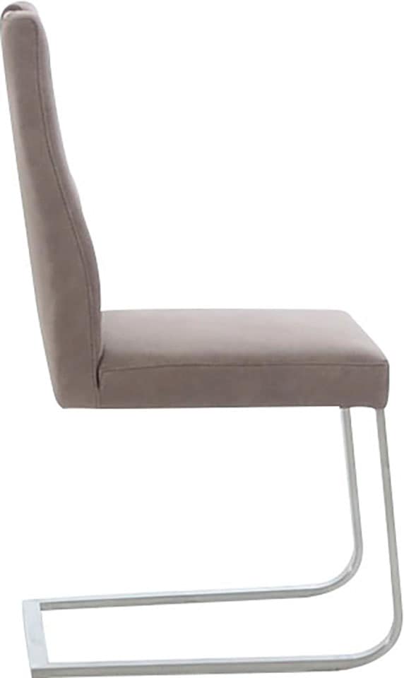 K+W Komfort & Wohnen Freischwinger »6194« () mit praktischem Griff oben am Rücken, Gestell aus Edelstahl