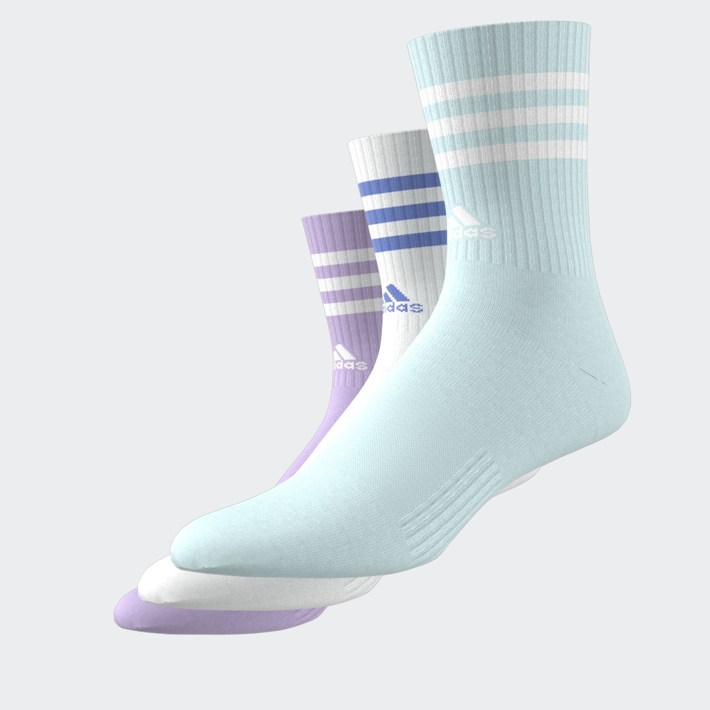 adidas Performance Funktionssocken »3STREIFEN CUSHIONED CREW SOCKEN, 3 PAAR«, (3 Paar)
