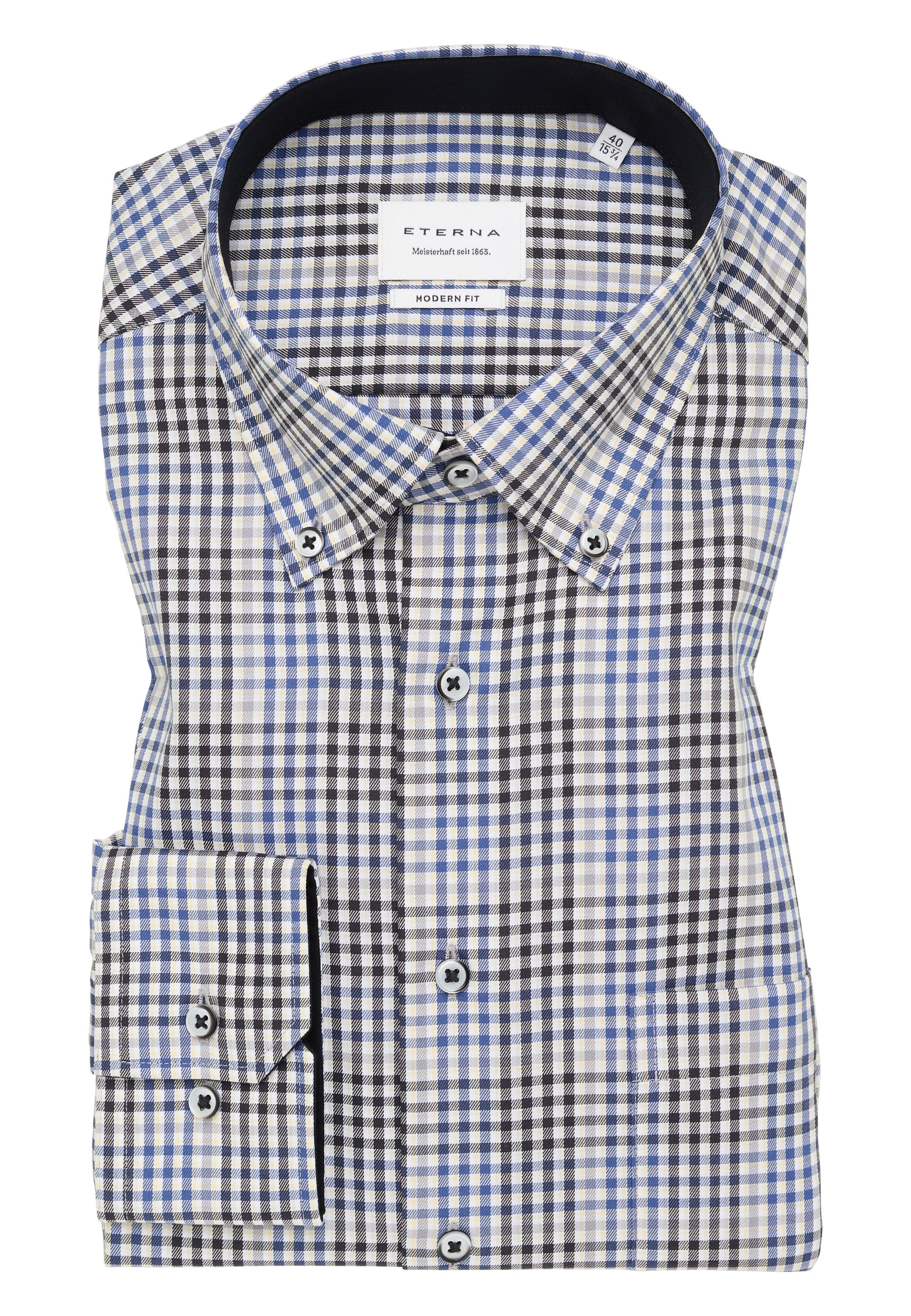 Eterna Langarmhemd »MODERN FIT«, NON IRON (bügelfrei)