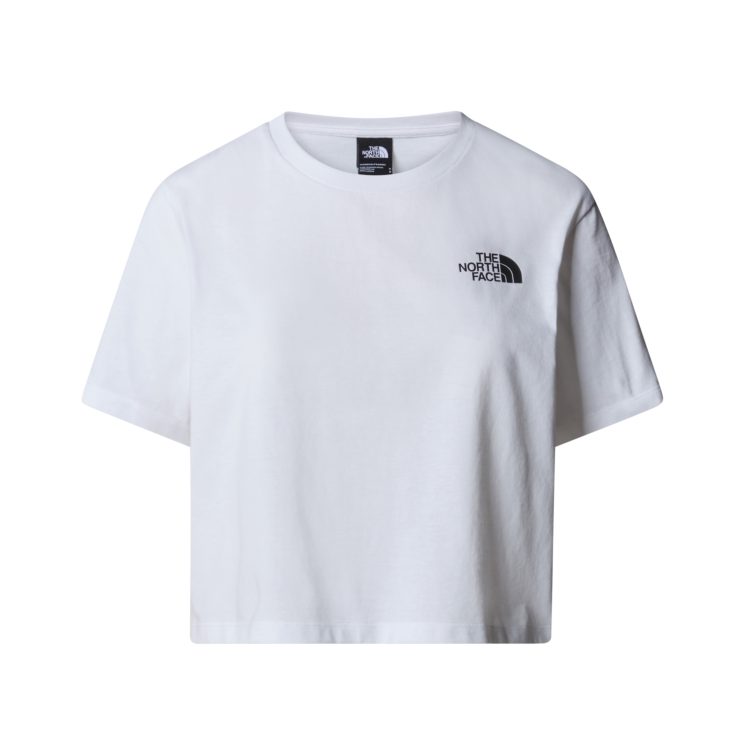 The North Face T-Shirt »W SIMPLE DOME CROPPED SLIM TEE«, (1 tlg.)