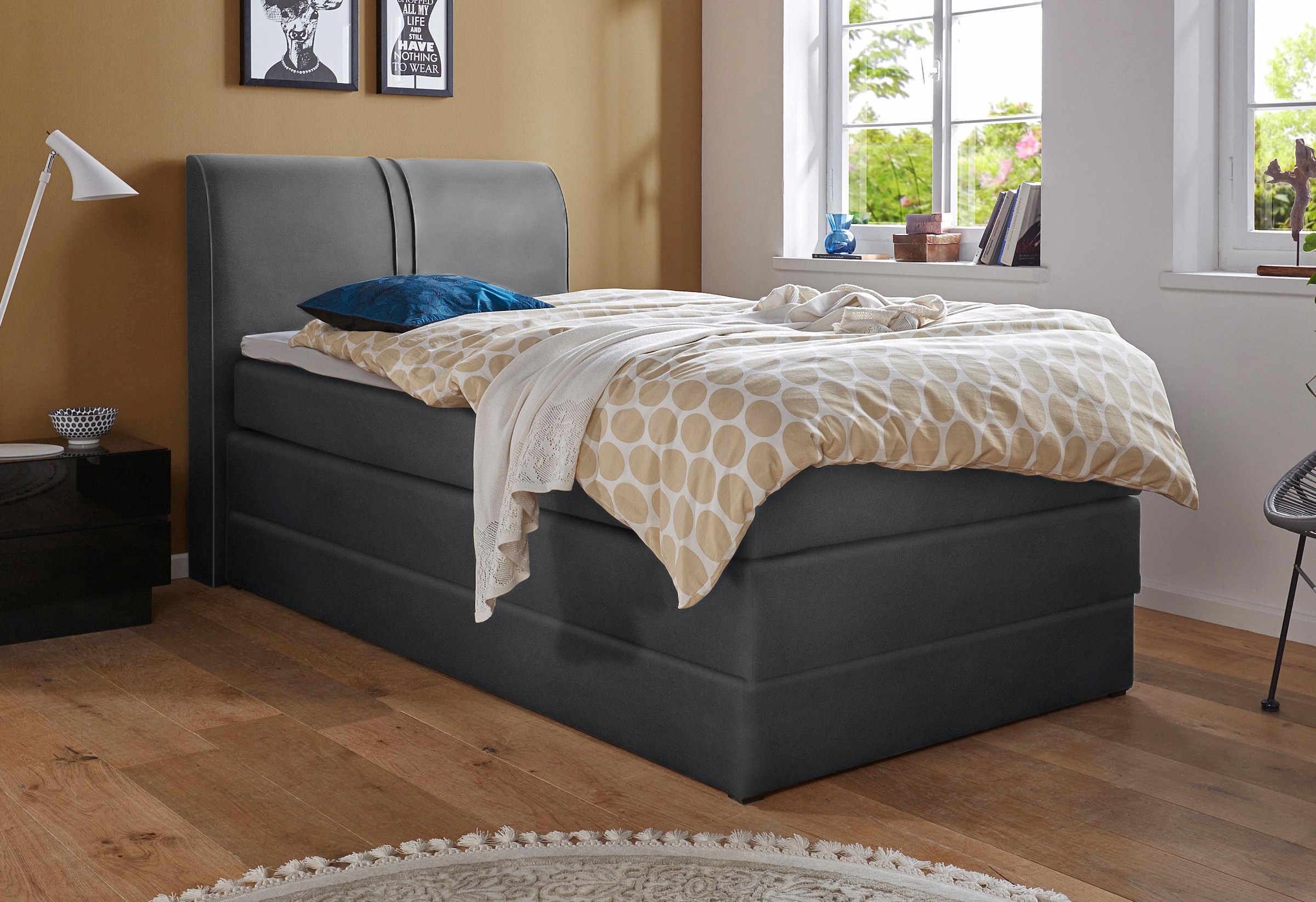 hapo Boxspringbett mit Bettkasten