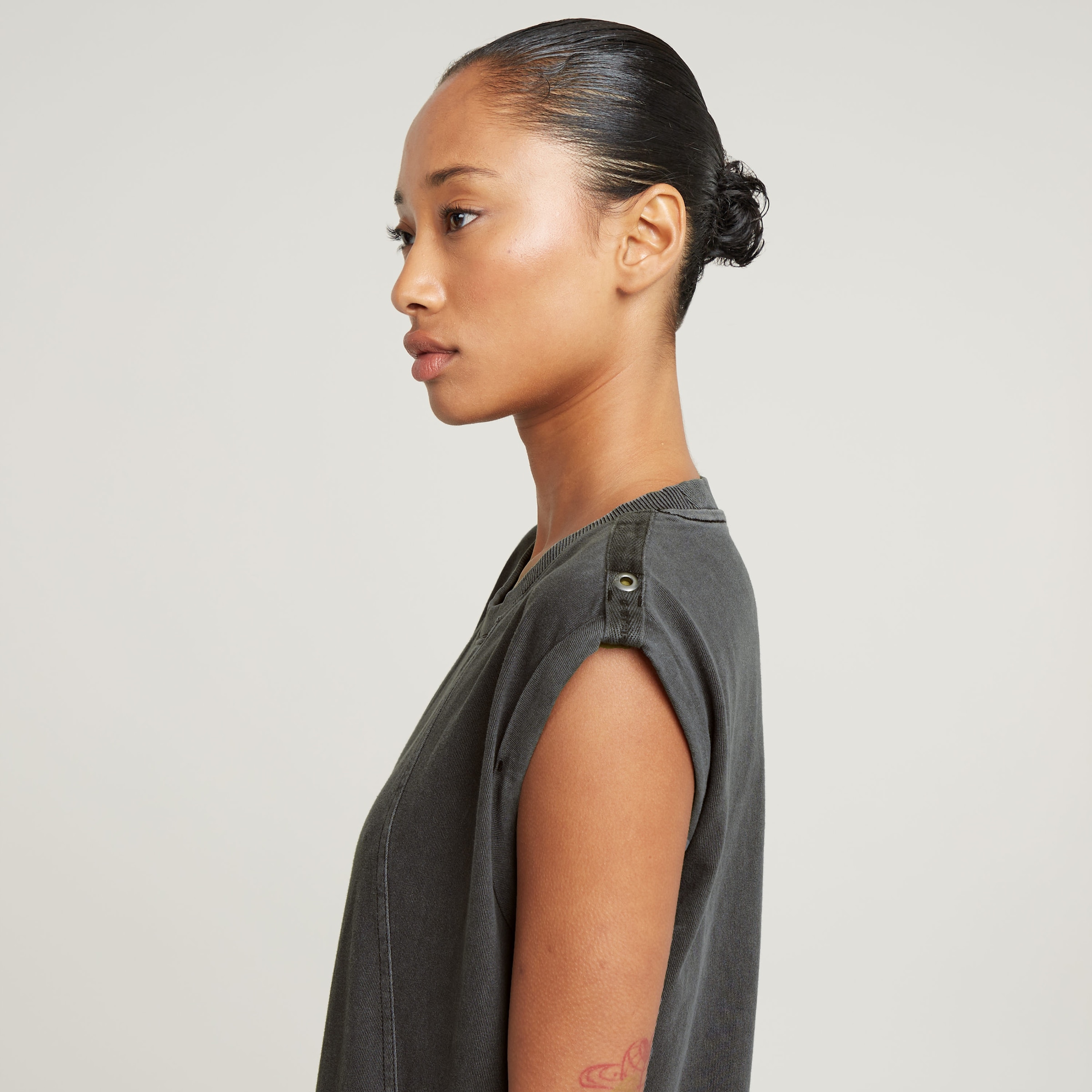 G-STAR Sommerkleid »Seam Detail Overdyed Loose Dress«, ohne Ärmel