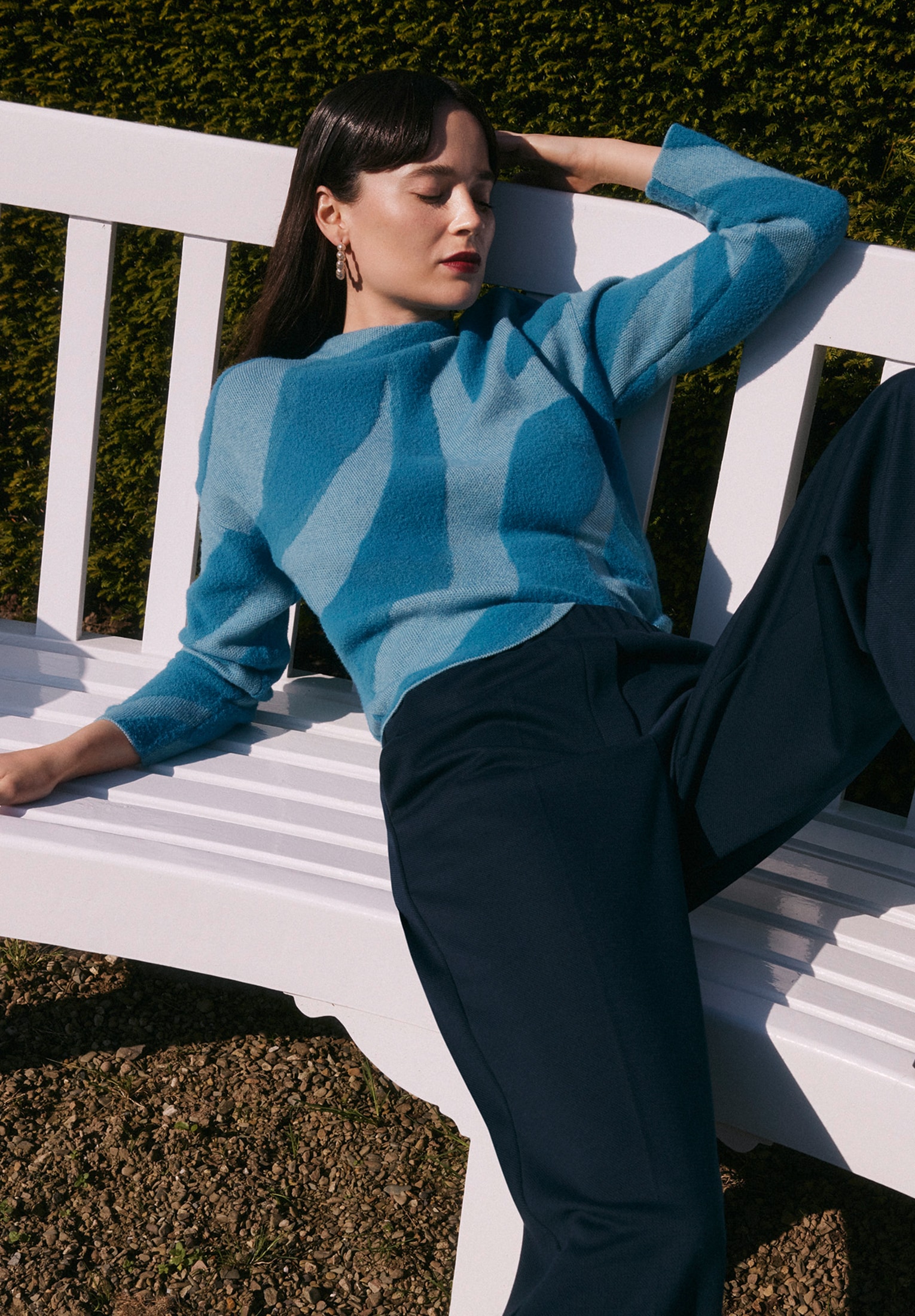 Betty&Co Strickpullover »Strickpullover mit Jacquard«