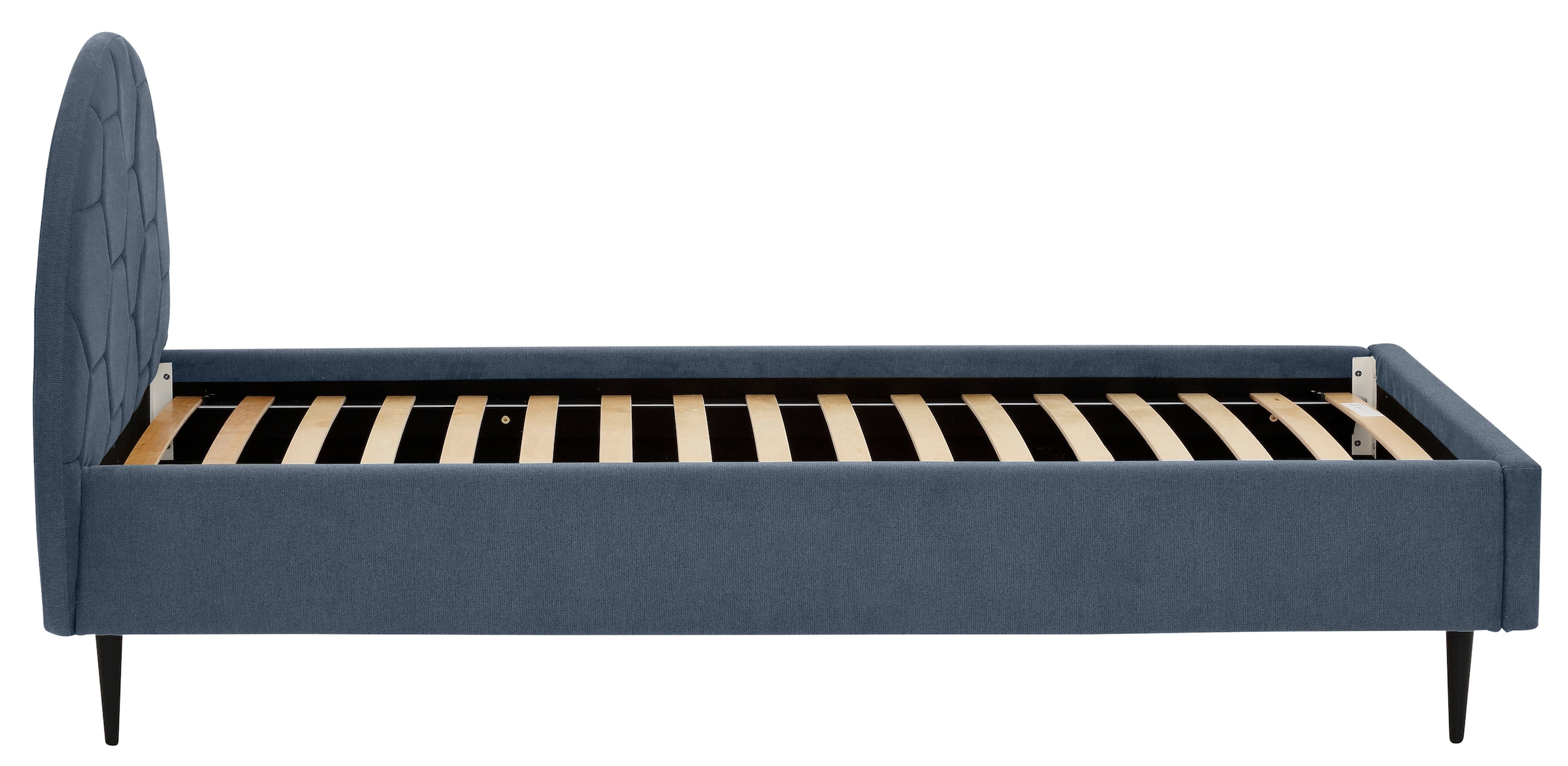 Lüttenhütt Polsterbett »Gebko« angenehm gepolstertes Kopfteil mit dekorativem Wabenmuster