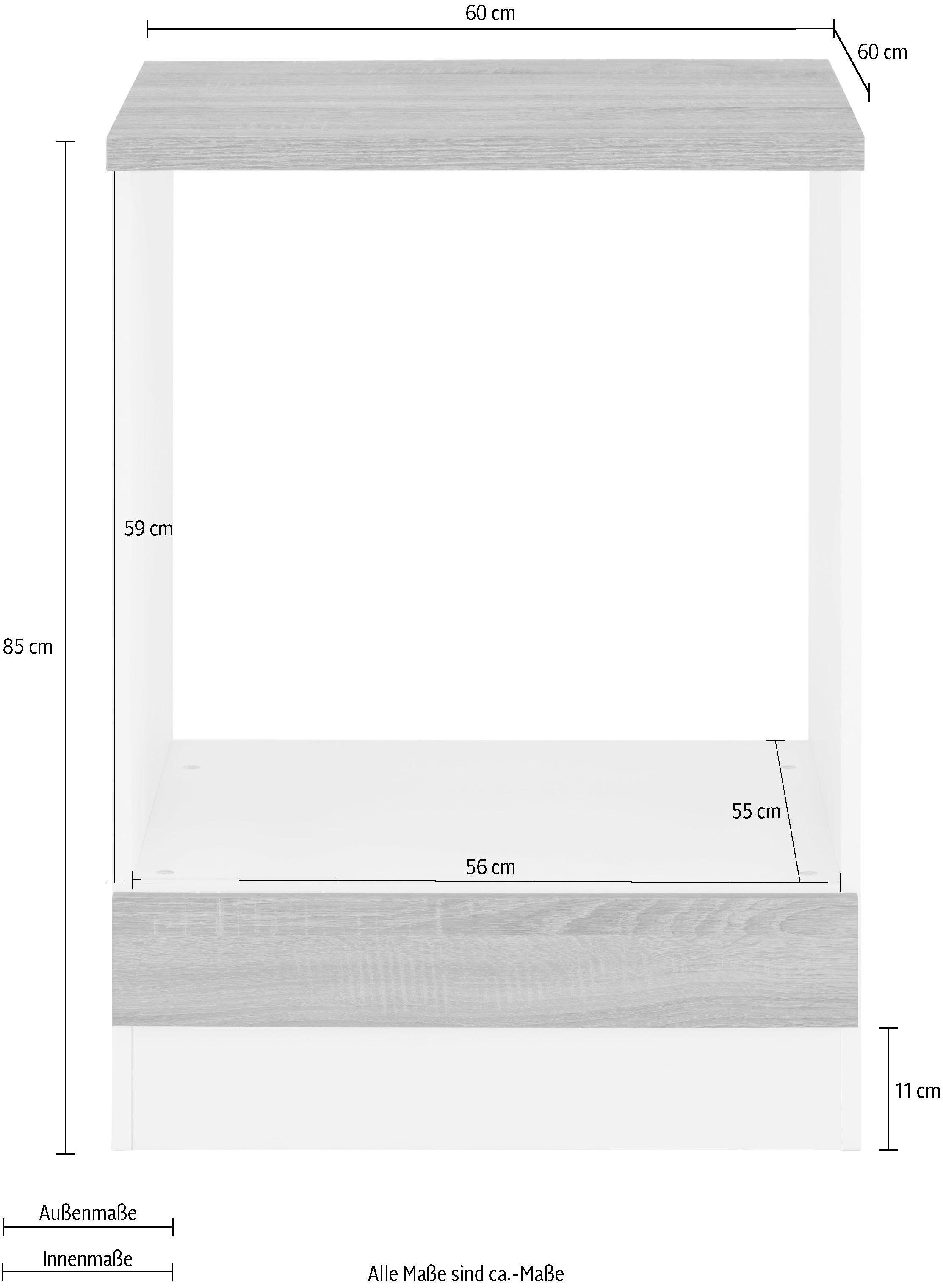 HELD MÖBEL Herdumbauschrank OTTO cm Shop »Gera«, Breite Online 60 im