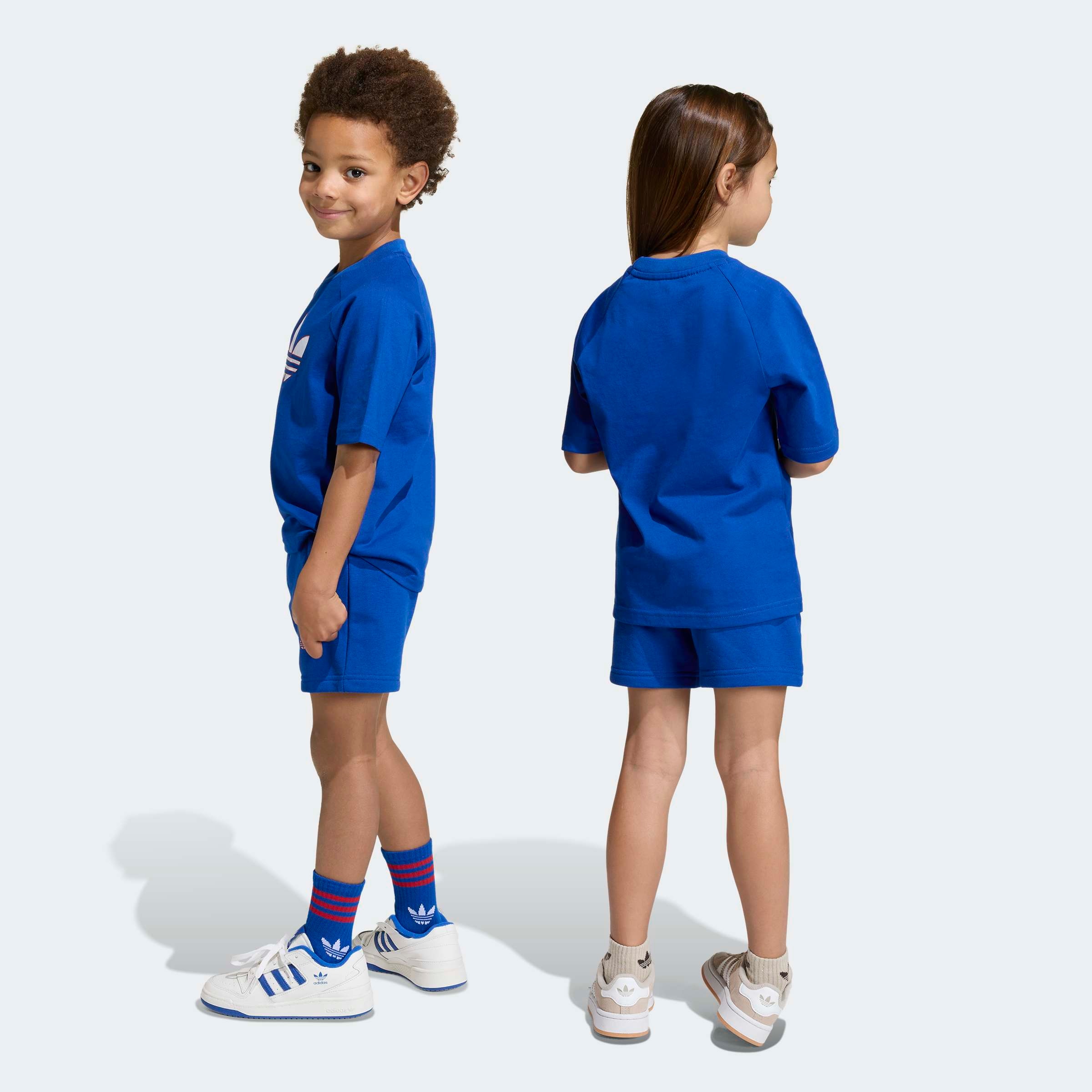 adidas Originals Trainingsanzug »TR LO STS« 2 tlg. für Kinder, mit 2 Teilen, aus Baumwolle, neutraler Schnitt