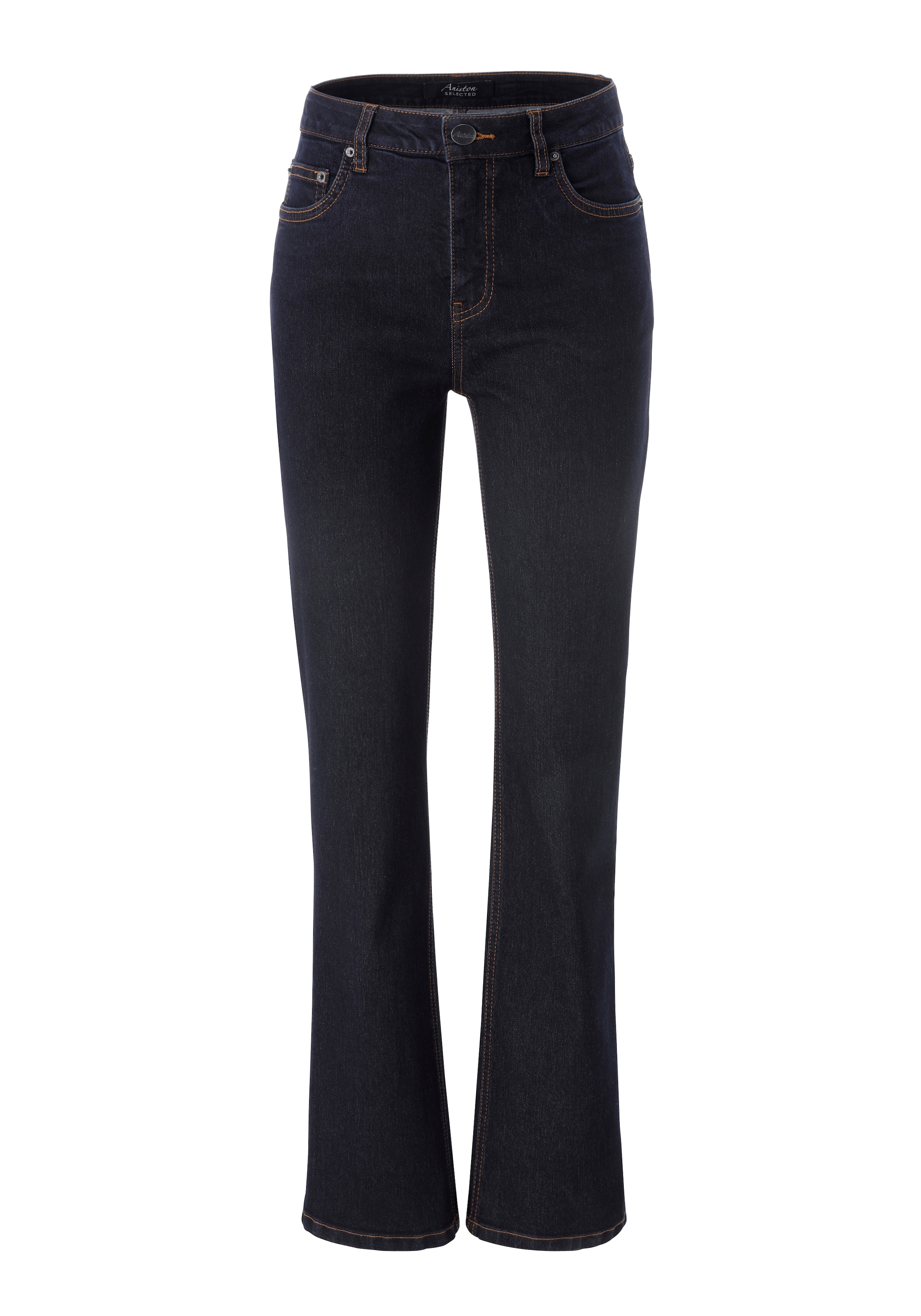 Aniston SELECTED 5-Pocket-Jeans in Straight-Form und dunkler, moderner Waschung - NEUE KOLLEKTION