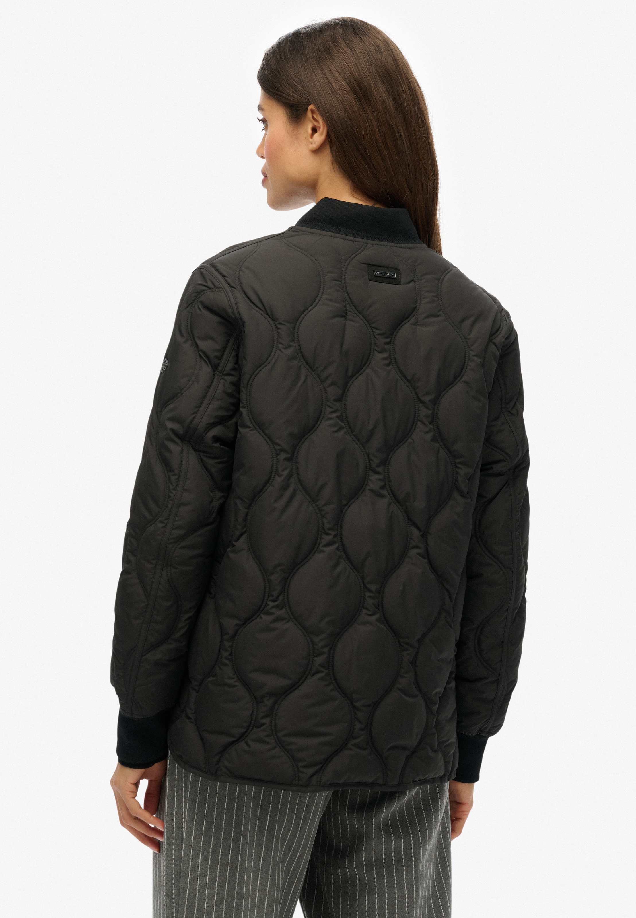Superdry Steppjacke »SHORT QUILTED LINER JACKET«, ohne Kapuze