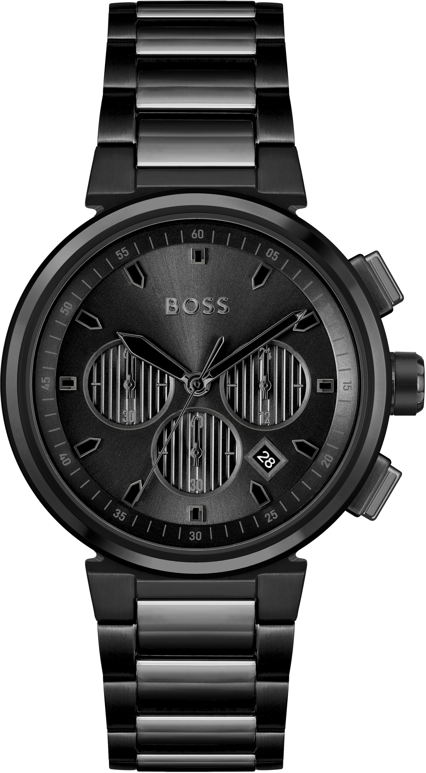 BOSS Chronograph »ONE, 1514001«, Quarzuhr, Herrenuhr, Armbanduhr, Stoppfunktion, Datum