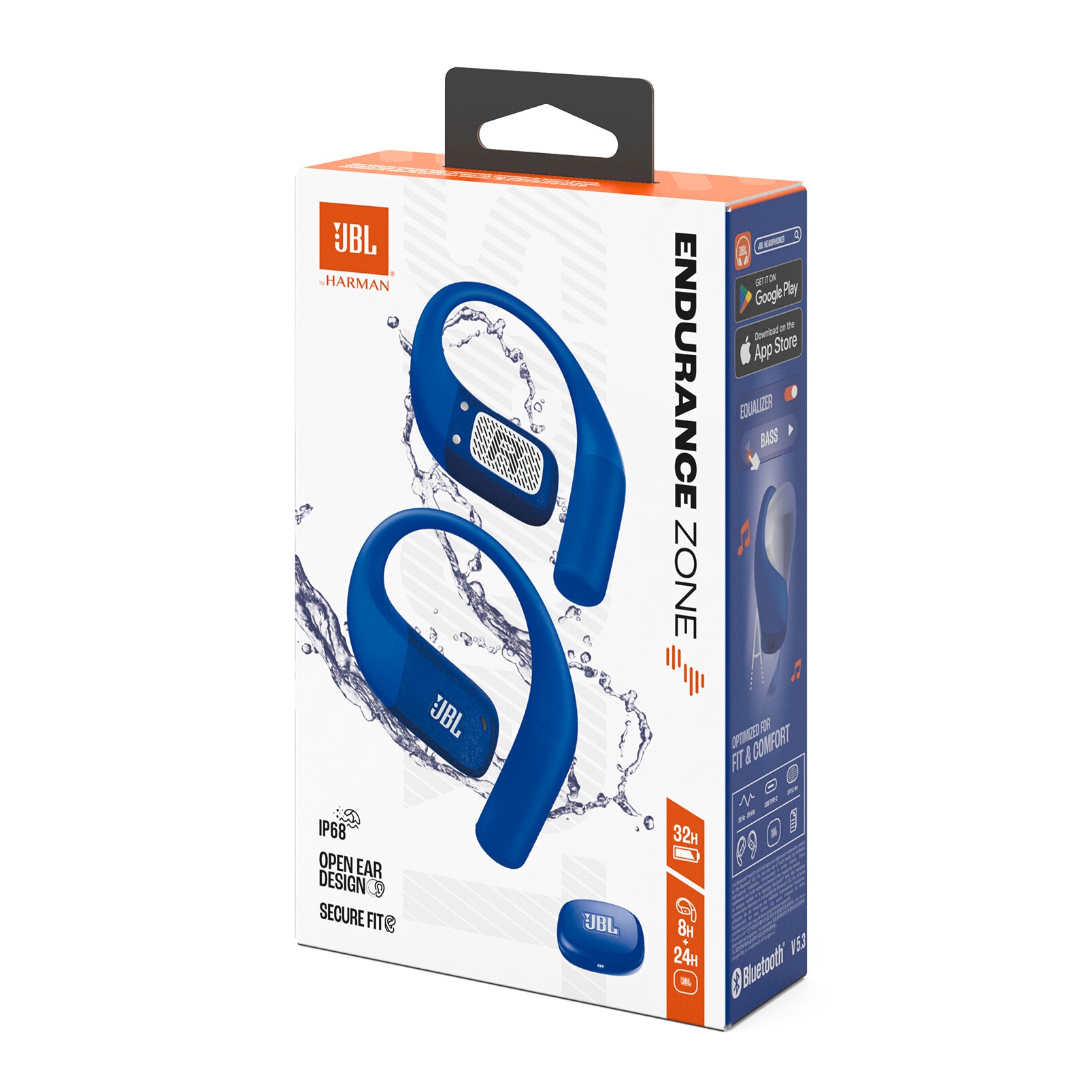 JBL Open-Ear-Kopfhörer »Endurance Zone True Wireless Open-Ear Sport Headphones«, A2DP Bluetooth, Freisprechfunktion-True Wireless