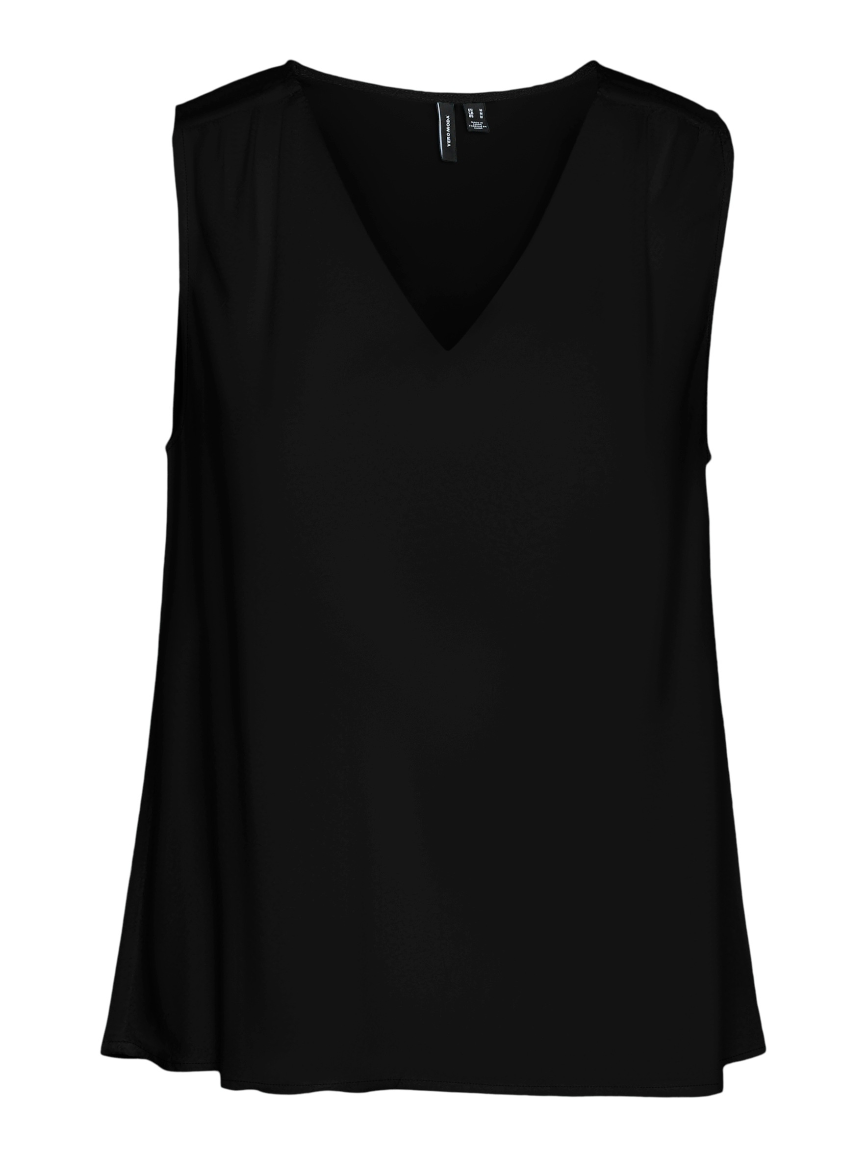 Vero Moda V-Shirt »VMEASY JOY S/L V-NECK TOP WVN GA« Viskose, regular fit