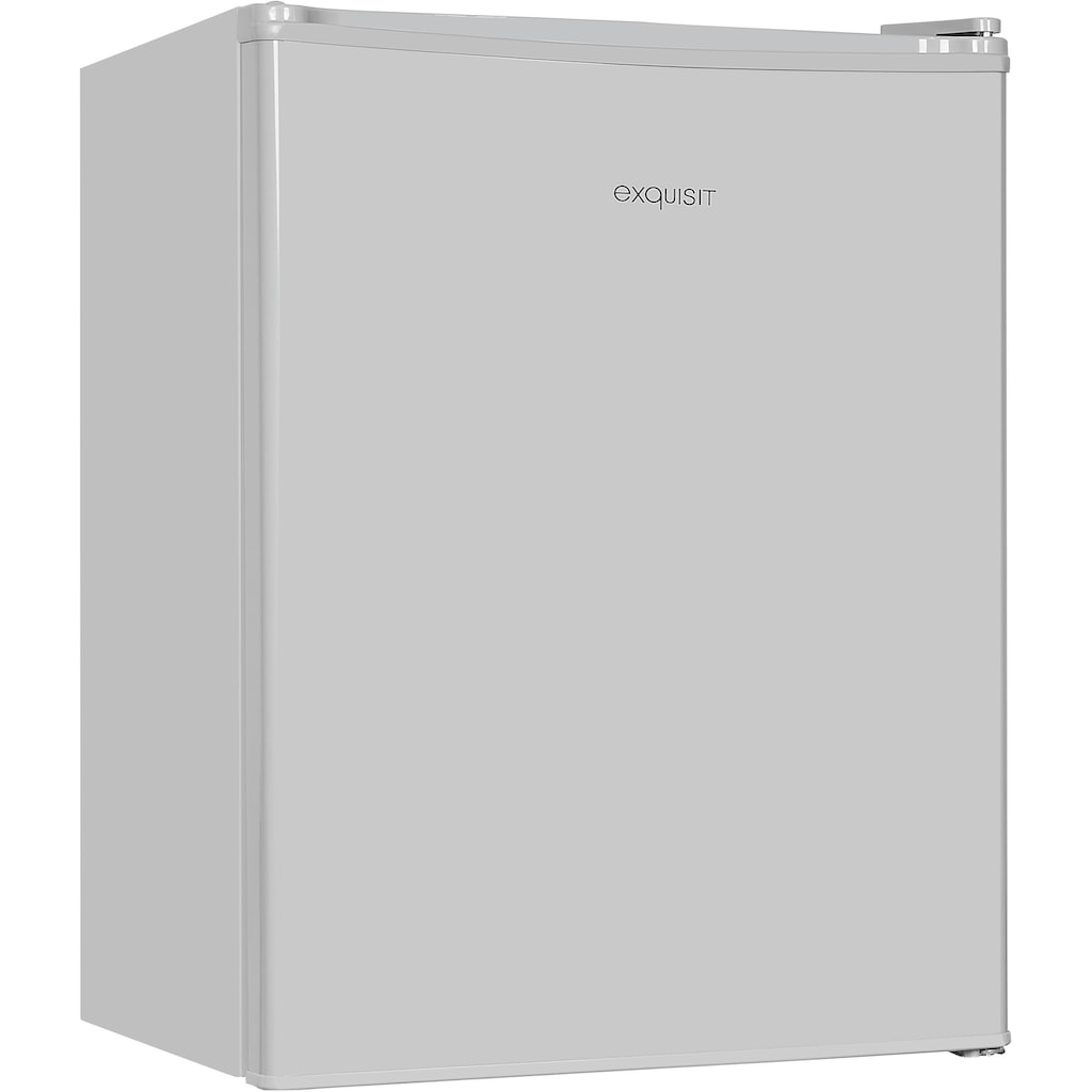exquisit Kühlschrank »KB60-V-090E«, KB60-V-090E grau, 62 cm hoch, 45 cm breit