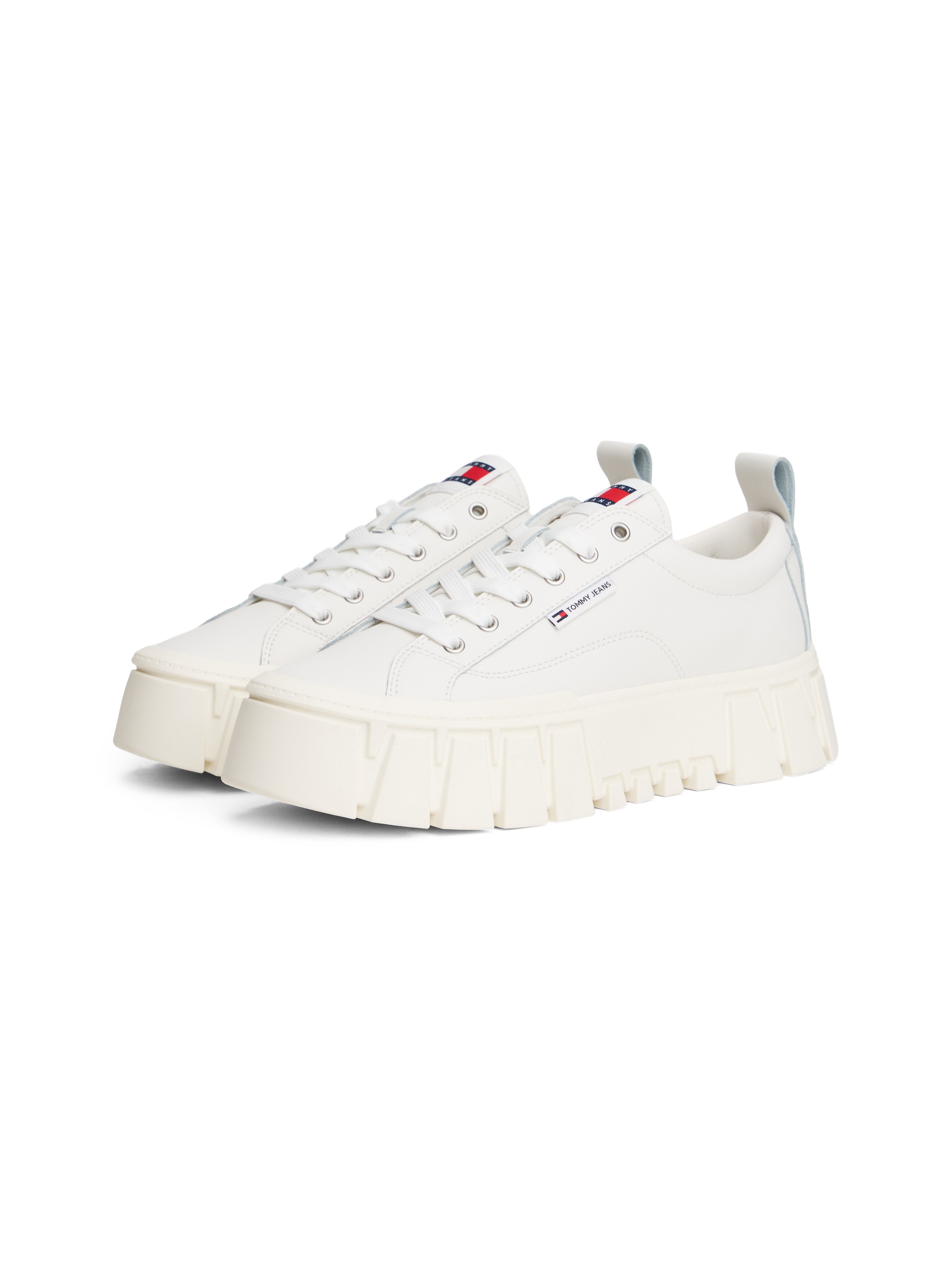 Tommy Jeans Plateausneaker »TJW VULC FLATFORM LEATHER«