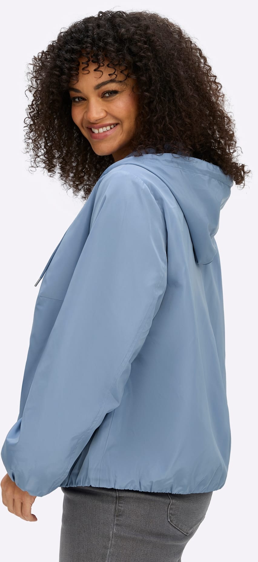 Sheego Blouson mit Kapuze