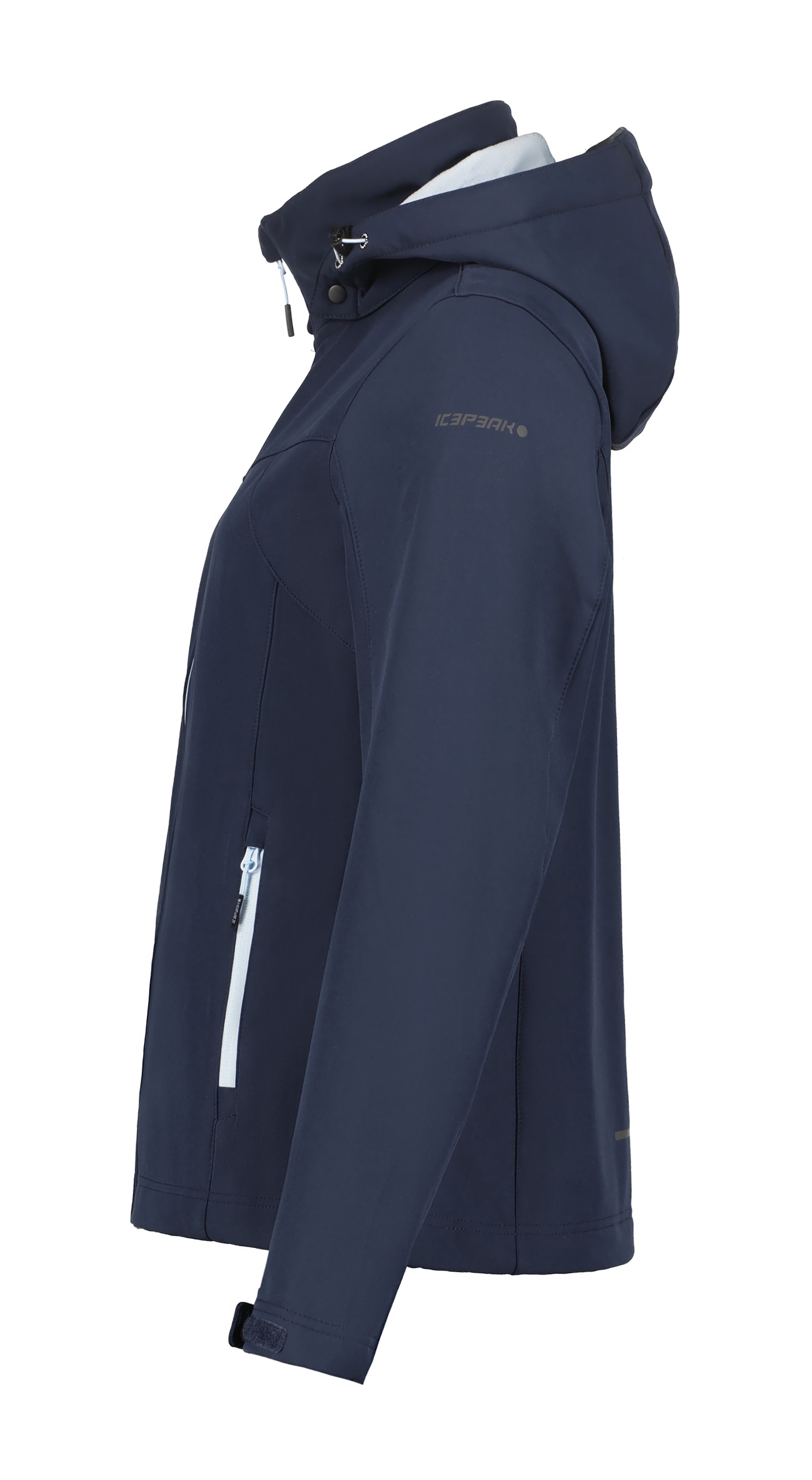 Icepeak Softshelljacke »BRENHAM«, (1 St.), mit Kapuze, Winddicht & Wasserabweisend & Atmungsaktiv
