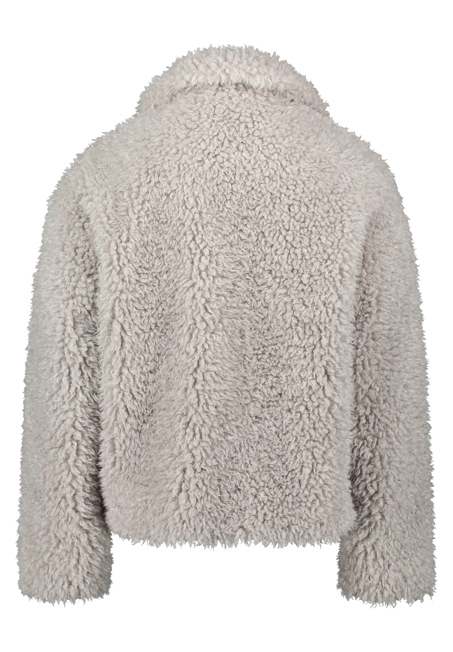Amber & June Plüschjacke »Plüschjacke mit Stehkragen«