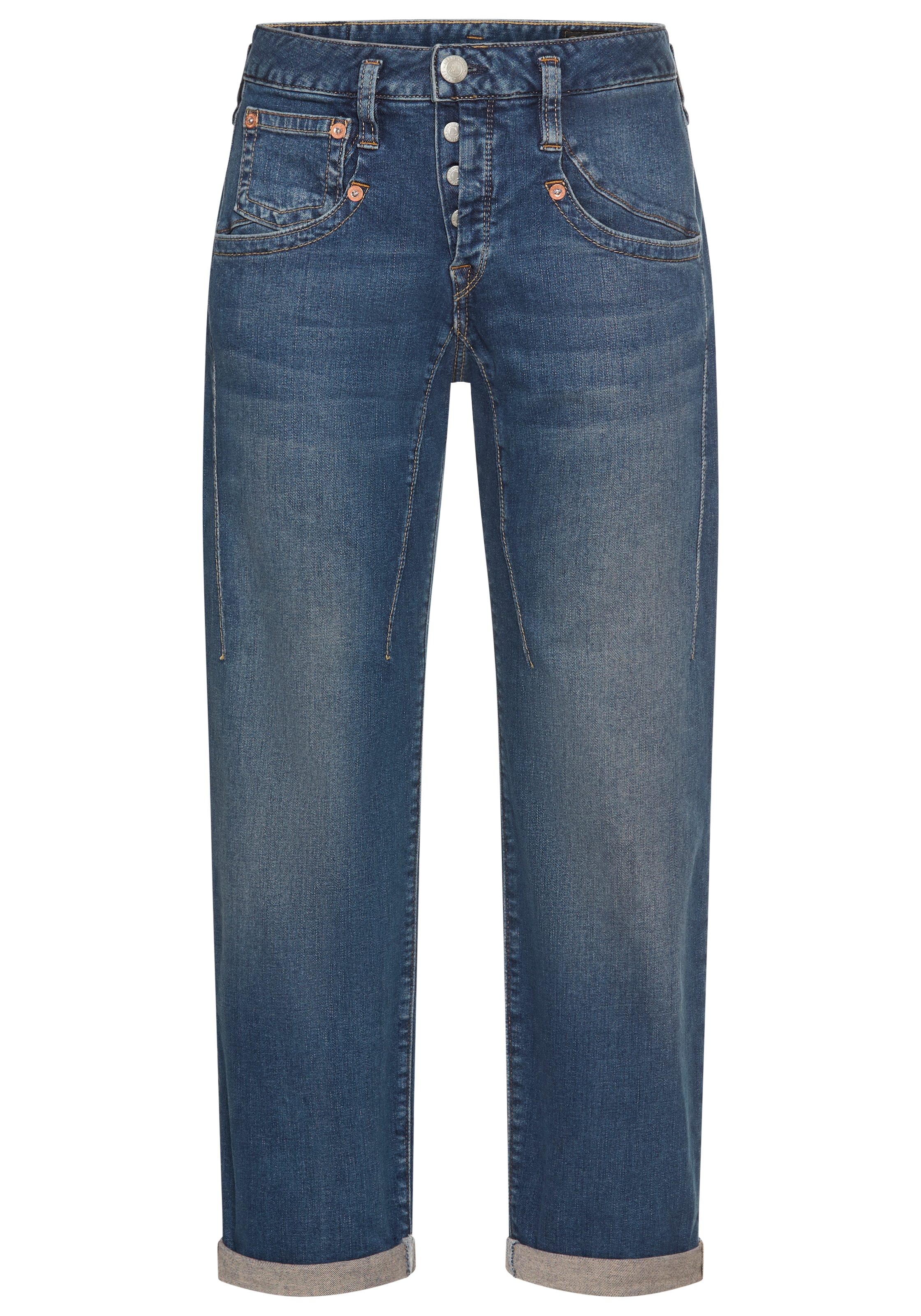Herrlicher 7/8-Jeans »Shyra Tap Organic Denim«, mit Abnähern