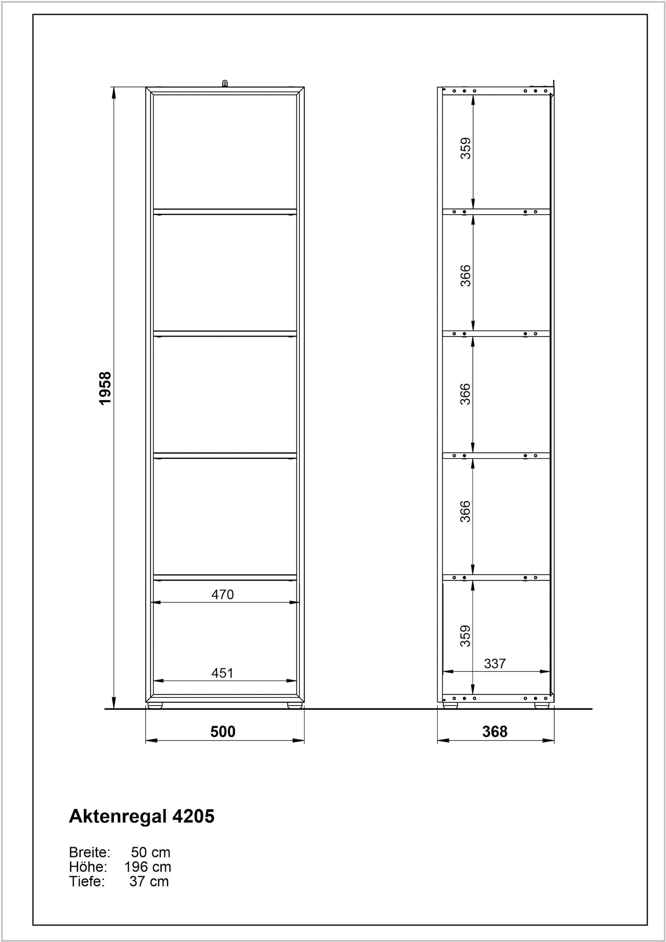 GERMANIA Büro-Set »GW-Monteria«, (Set, 2 tlg.)