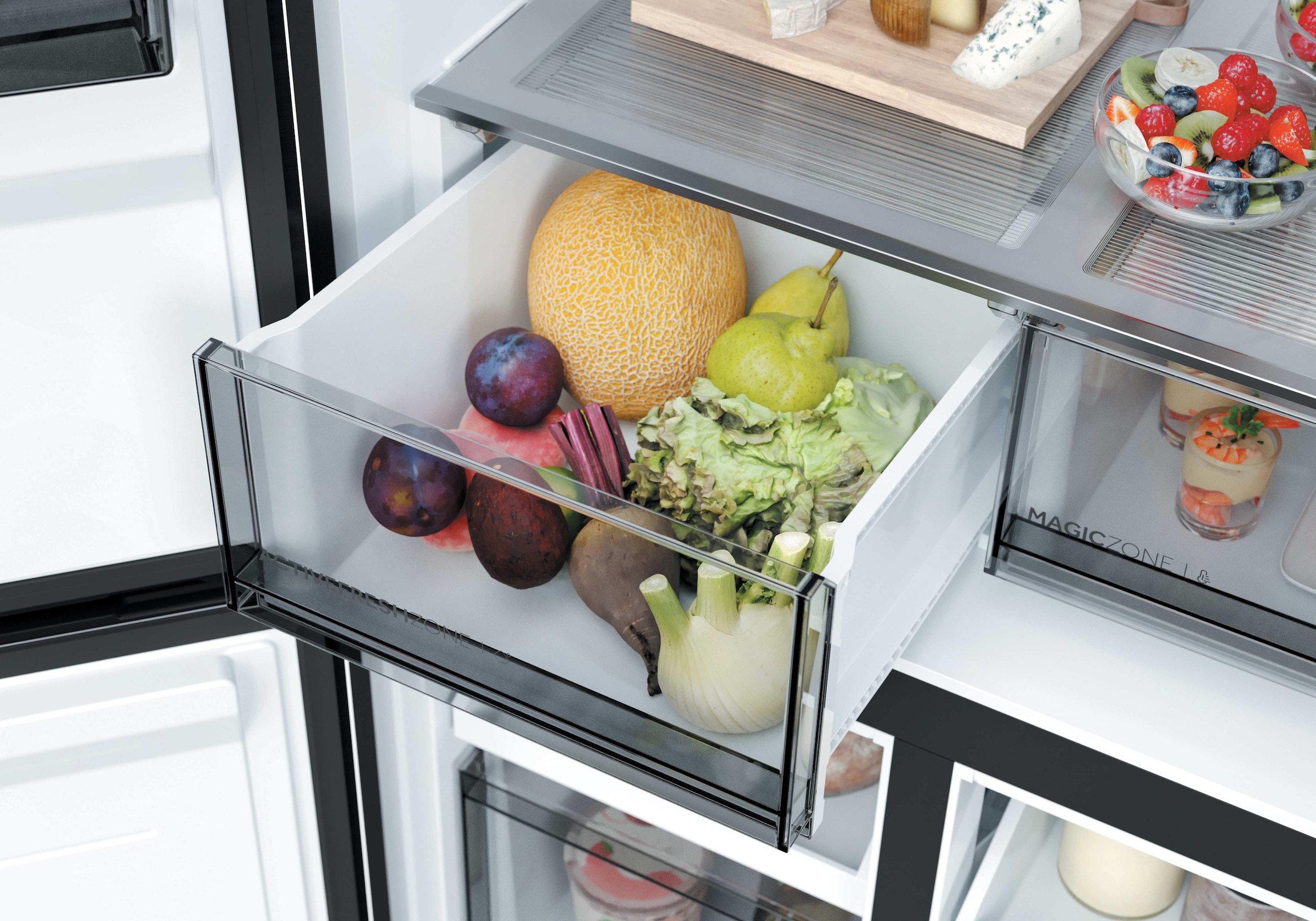 Haier Multi Door Cube 83 »HCR58S18CWMB« 185 cm hoch 83 cm breit Wasserdispenser mit Tank