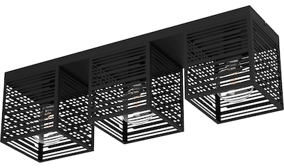 EGLO Hängeleuchte »LIBERTAD«, Hängeleuchte in schwarz und braun aus Stahl,  Holz - exkl. E27 - 40W kaufen im OTTO Online Shop